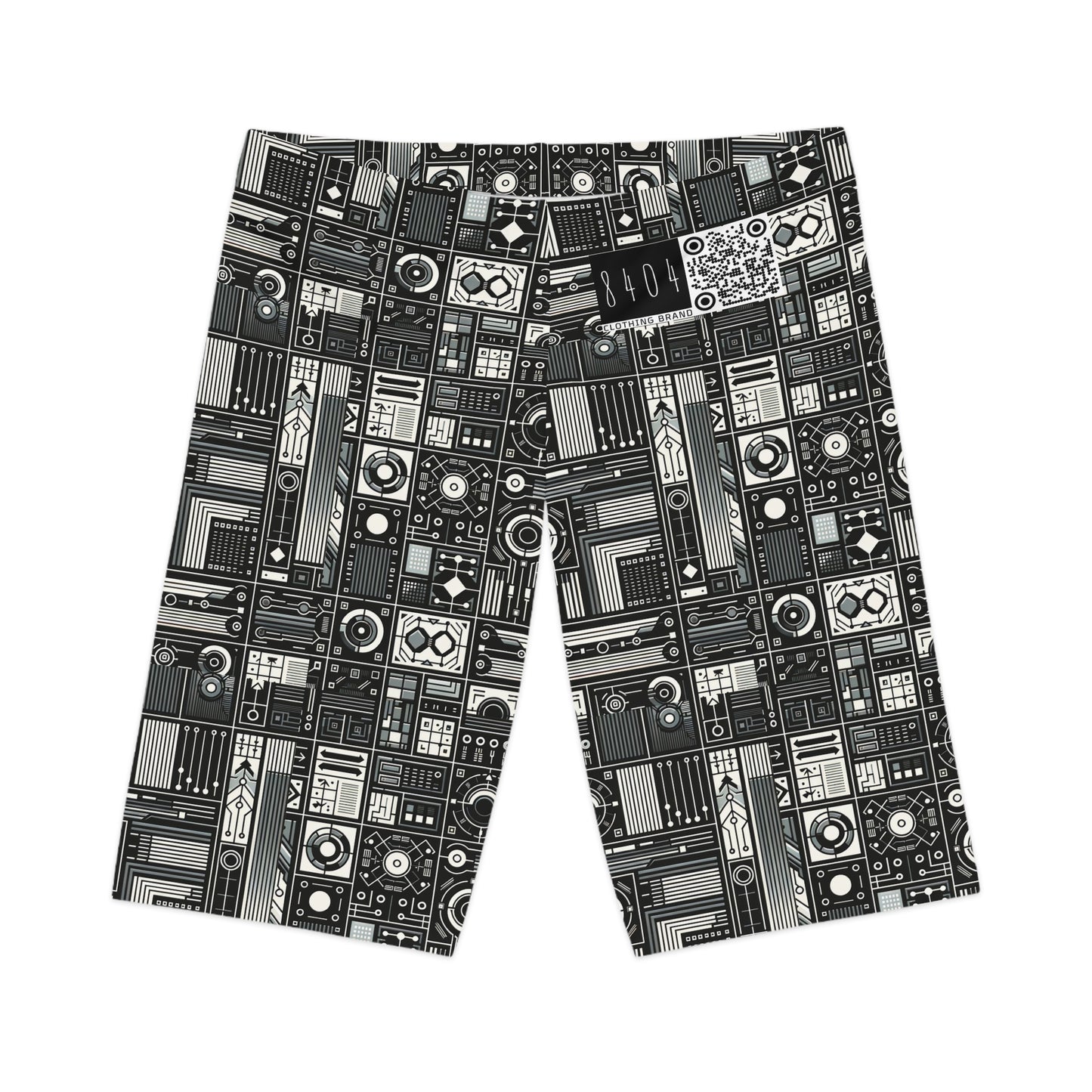 Digital Minimalism Minimalist Tech Women's Bike Shorts - 8404 Design-62