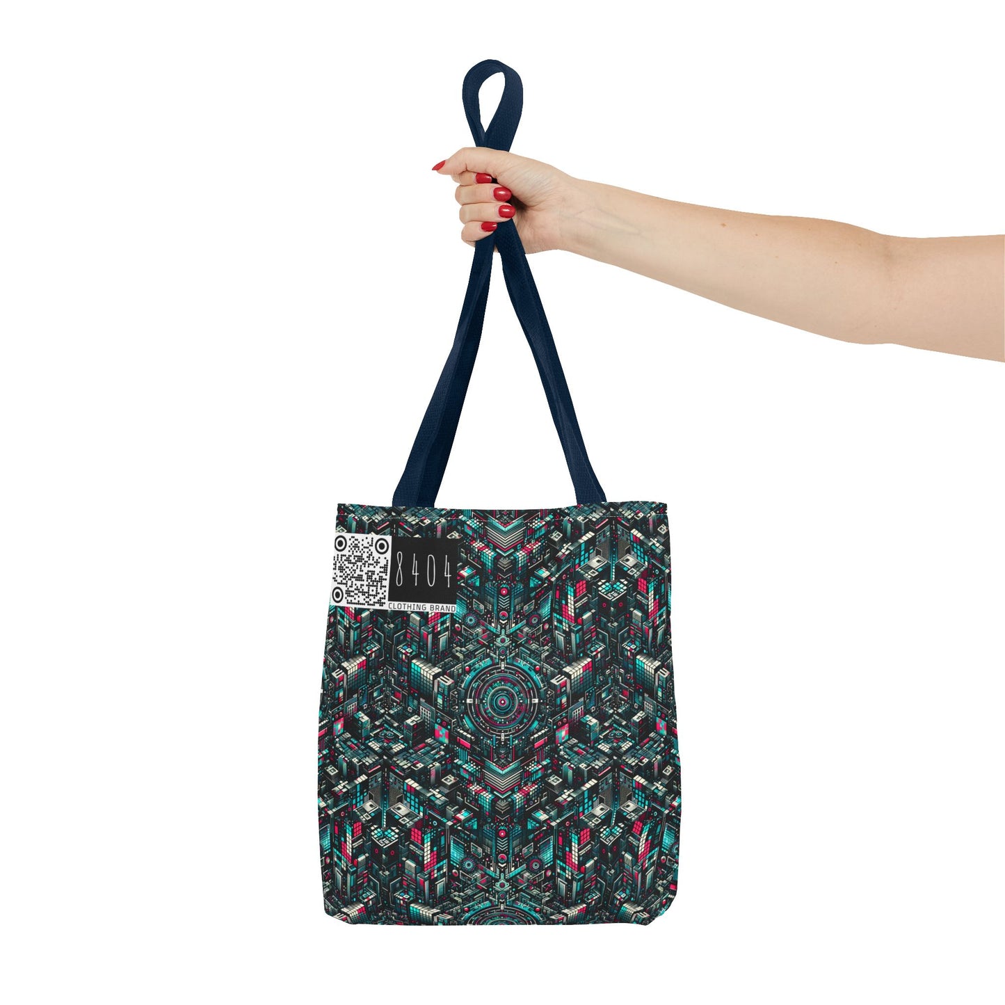 Digital Rebellion Tech-Inspired Streetwear Tote Bag - 8404 Design-54