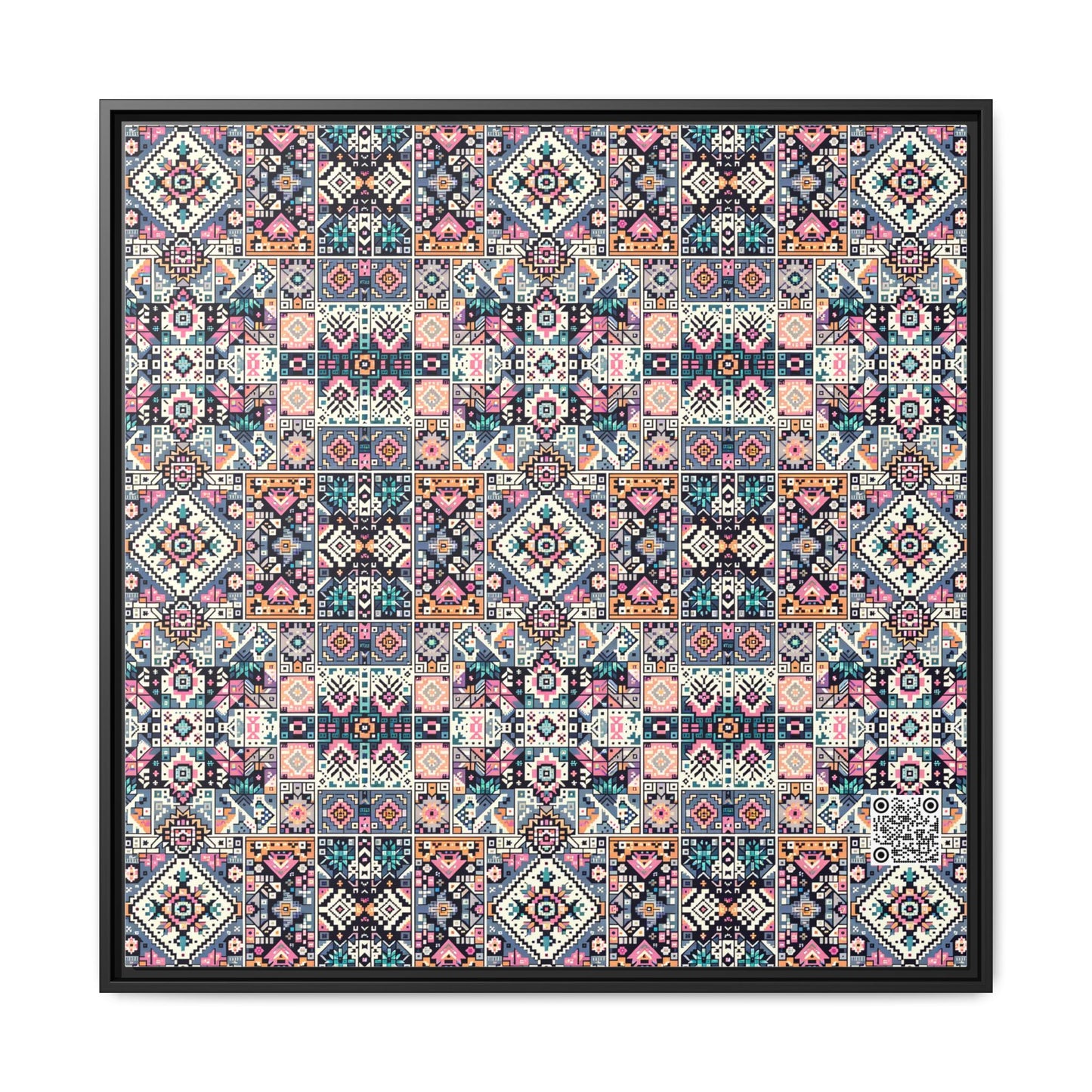 Matte Canvas, Framed (multi-Color) - 8404 Design-01