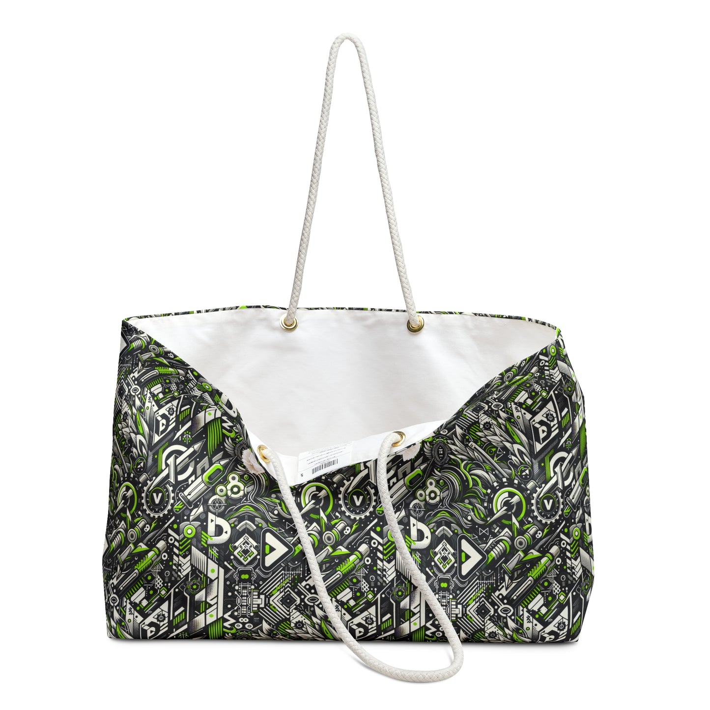 Graffiti Tech Fusion Bold Streetwear Fusion Weekender Bag - 8404 Design-59