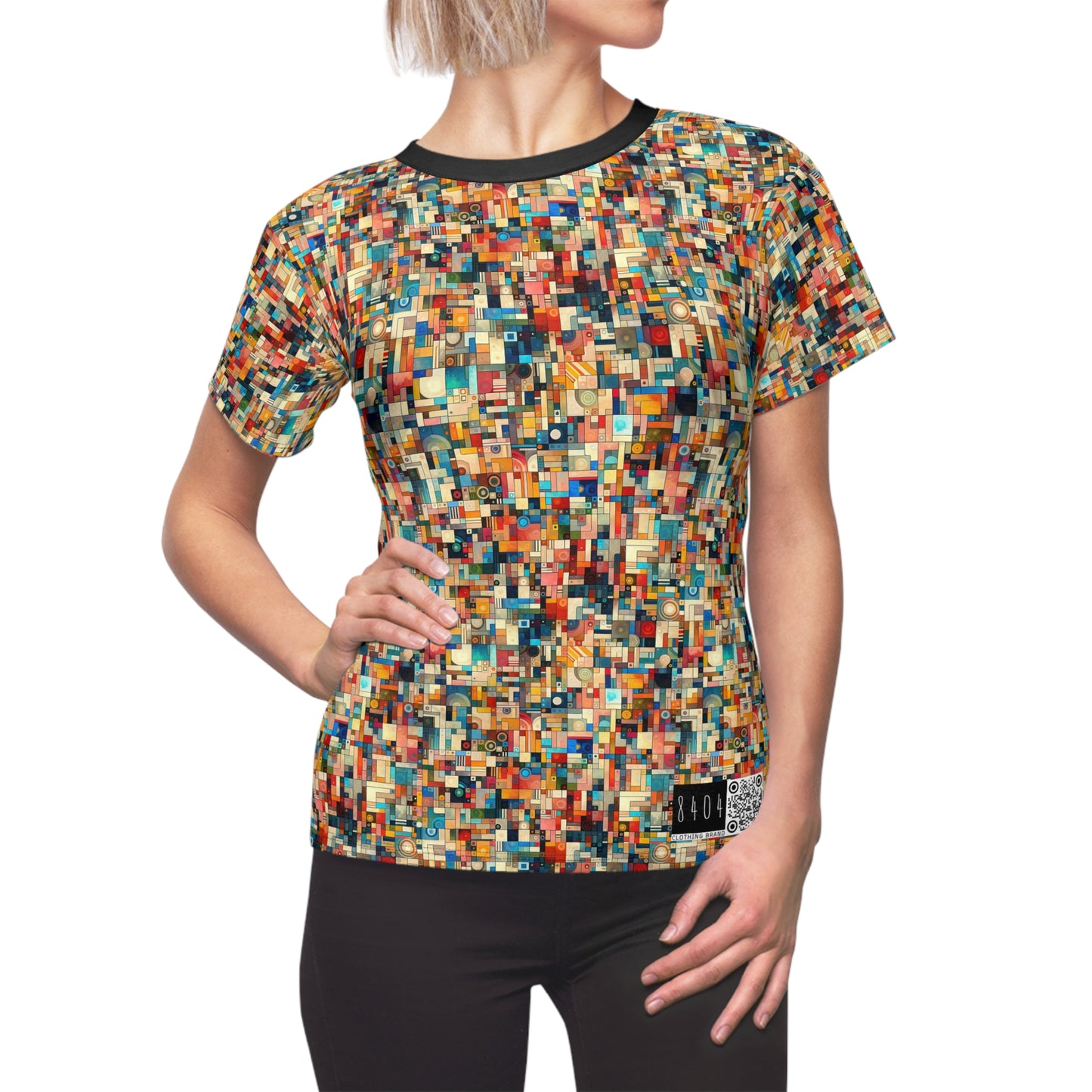 Digital Artistic Expression Artistic Streetwear Women's Cut & Sew Tee - 8404 Design-46