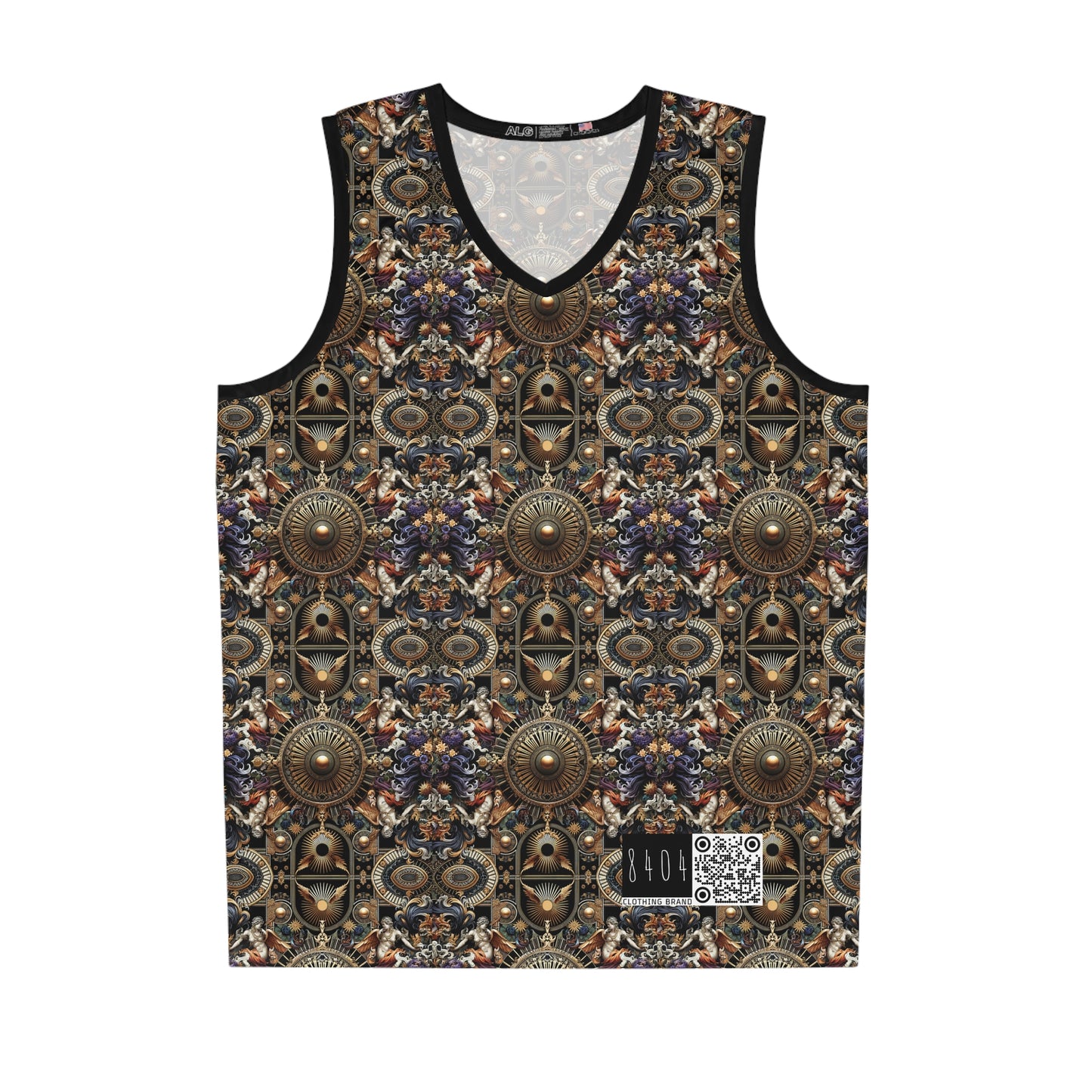 Digital Renaissance Luxurious Streetwear Inspired By Classical Art With a Modern Twist Basketball Jersey - 8404 Design-55
