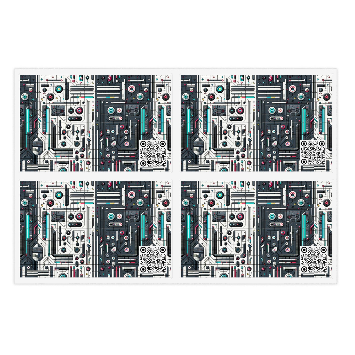 Tech Utility Gear Tech-Forward Minimalism Sticker Sheets - 8404 Design-49