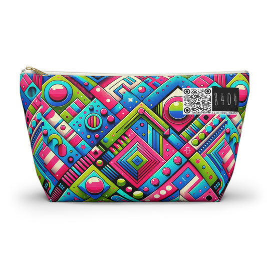 Neon Street Pop Vibrant and Eye-catching Accessory Pouch W T-bottom - 8404 Design-63