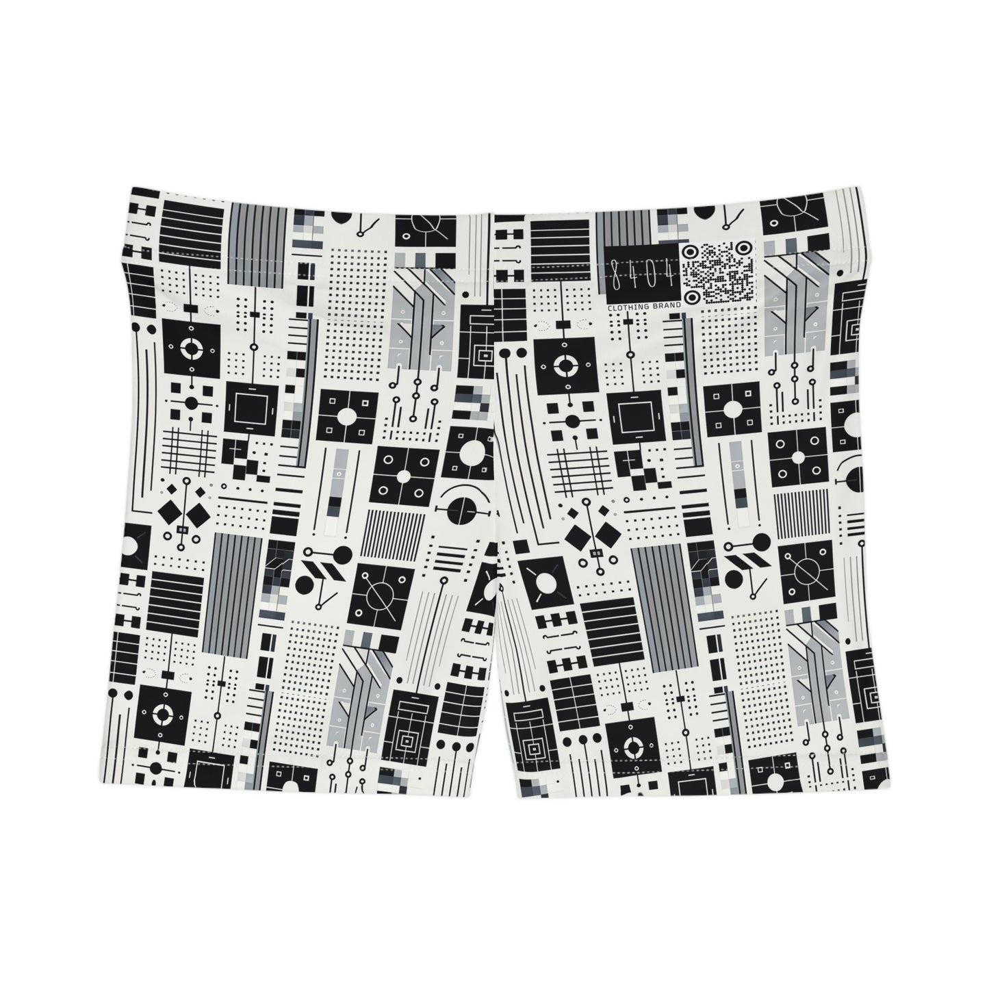 Digital Minimalism Minimalist Tech Women's Shorts - 8404 Design-54