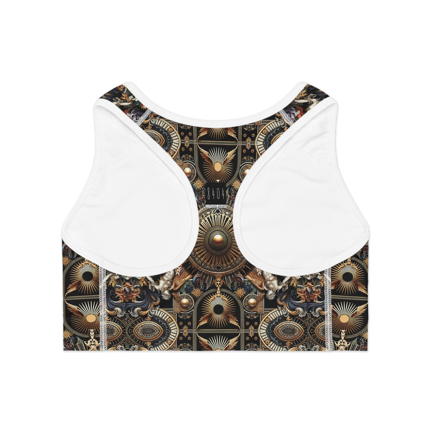 Digital Renaissance Luxurious Streetwear Inspired By Classical Art With a Modern Twist Sports Bra - 8404 Design-55