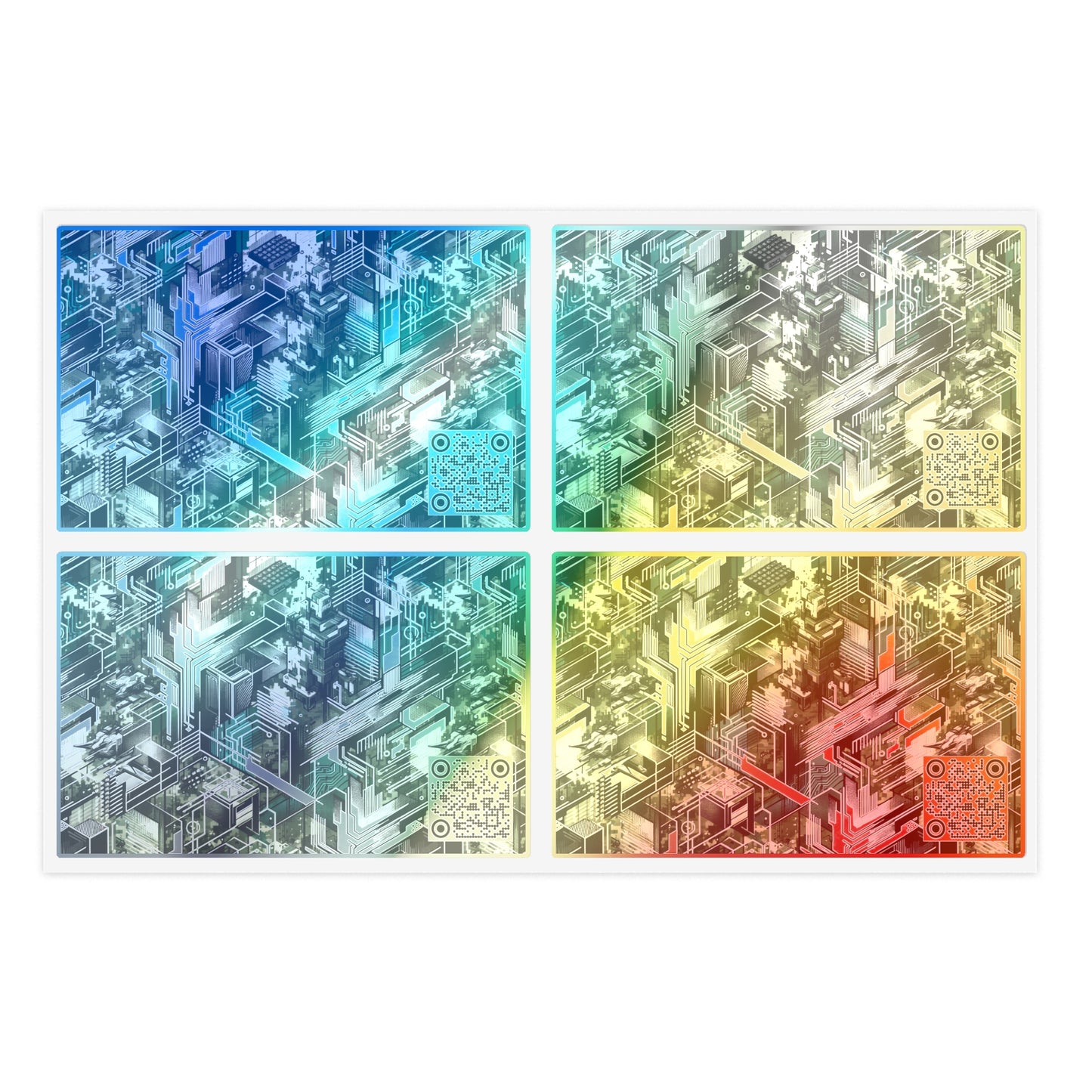 Tech Camo Fusion Tech-Forward Streetwear With a Futuristic Edge Sticker Sheets - 8404 Design-64