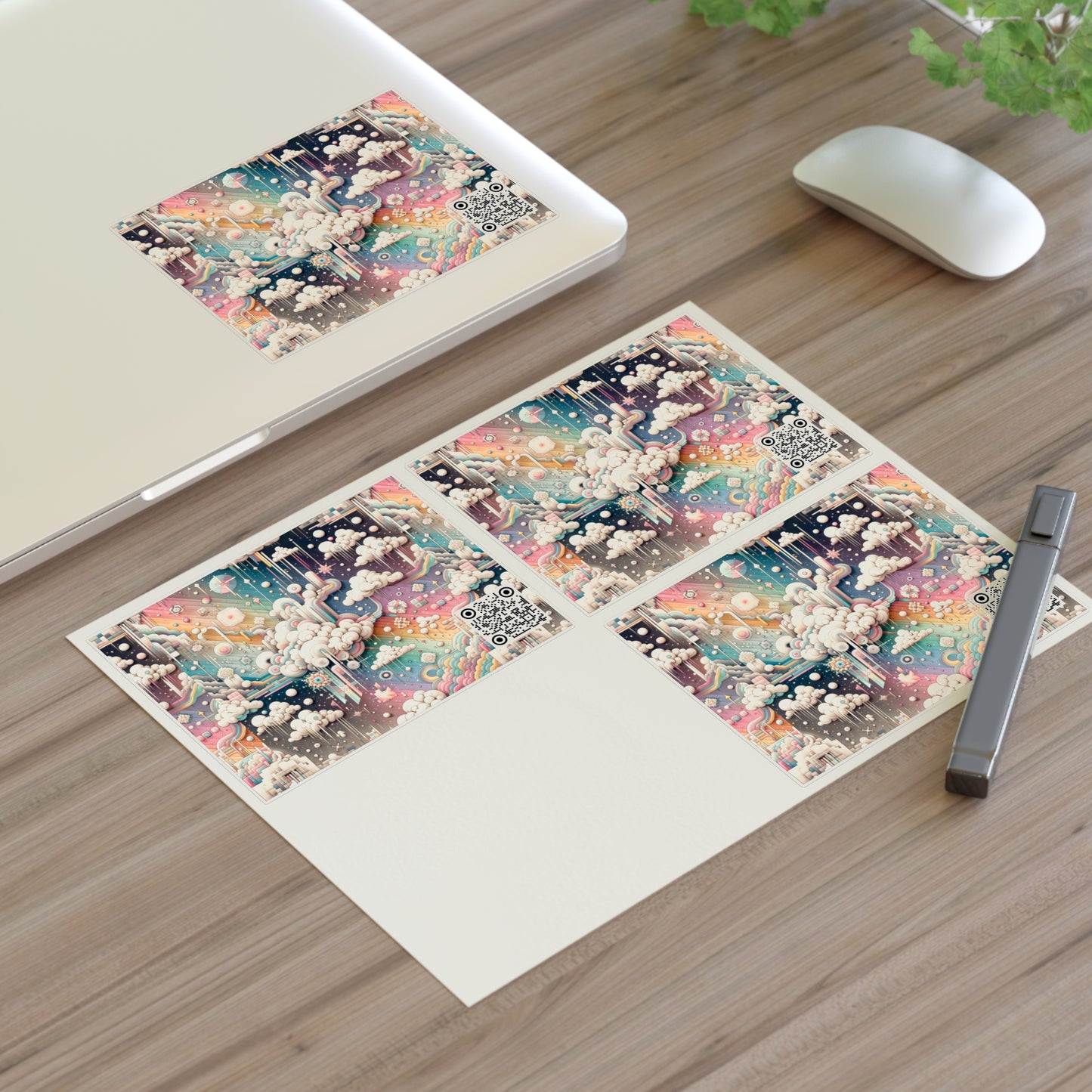 Digital Dreamland Whimsical and Nostalgic Streetwear With a Digital Twist Sticker Sheets - 8404 Design-52