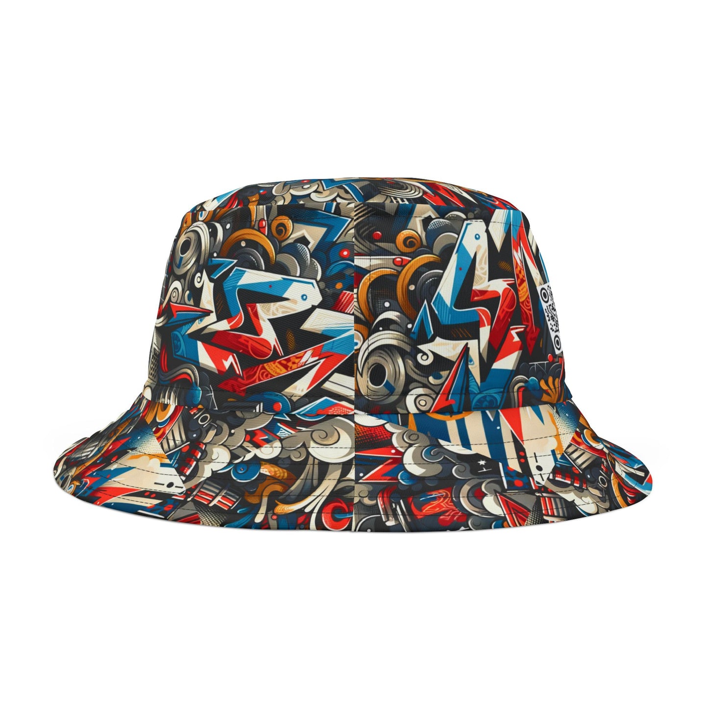 Neo-Traditional Street Art Modern Street Art Fusion Bucket Hat - 8404 Design-52