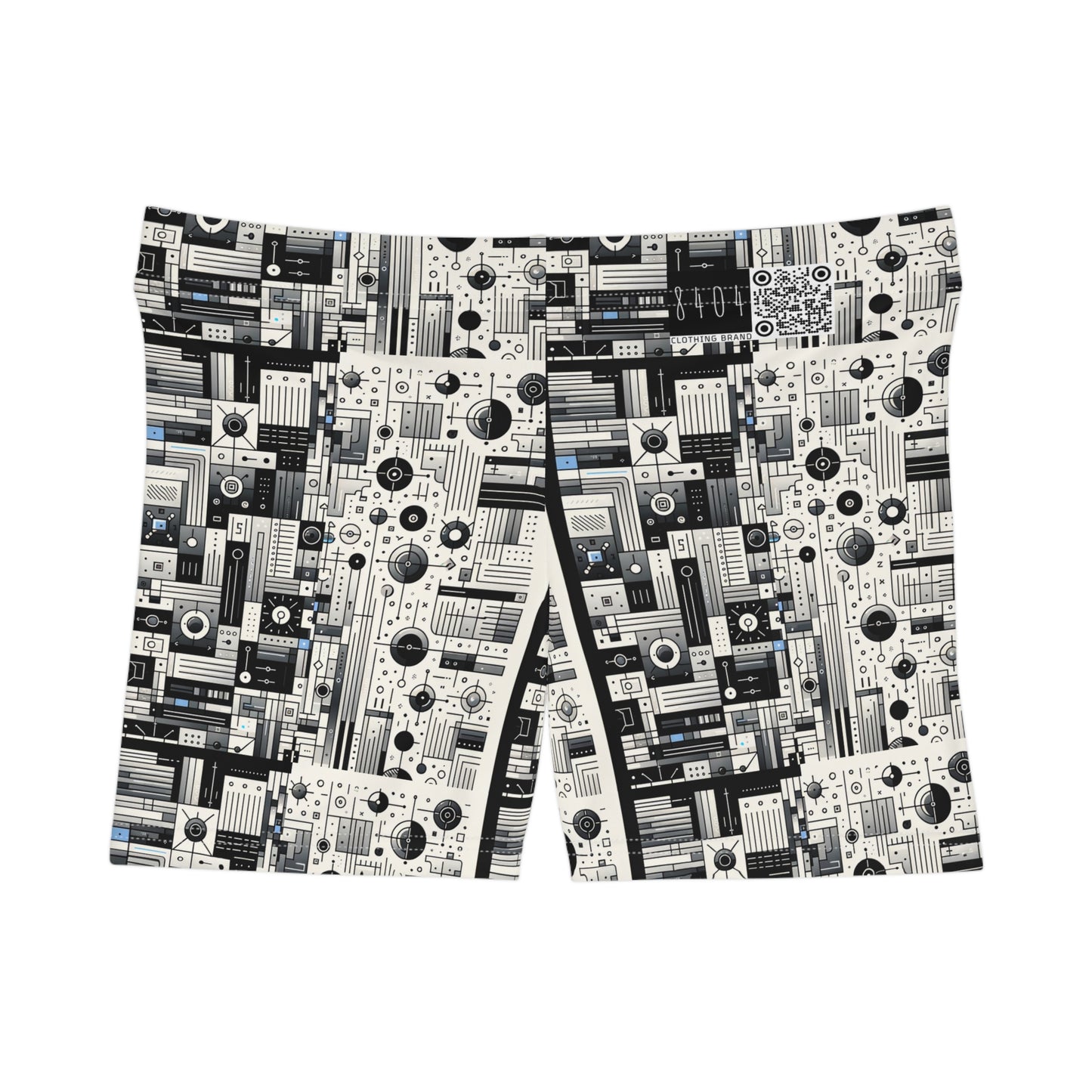 Digital Minimalism Minimalist Tech Women's Shorts - 8404 Design-66