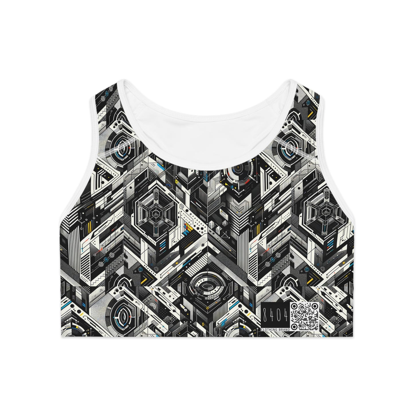 Tech Athletic Fusion Tech-Forward Athletic Sports Bra - 8404 Design-63