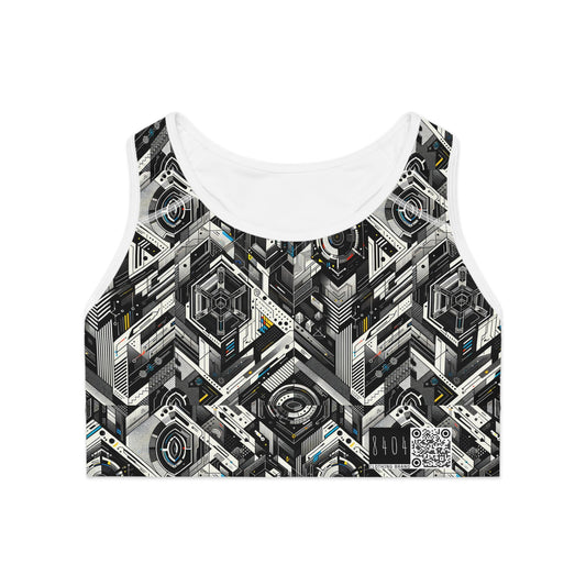 Tech Athletic Fusion Tech-Forward Athletic Sports Bra - 8404 Design-63