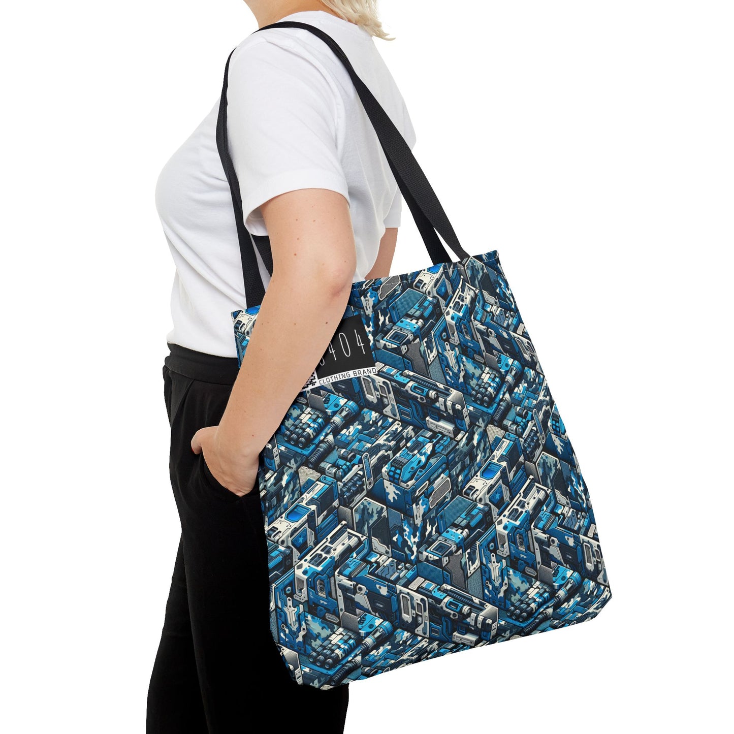 Tech Urban Camo Tech-Forward Streetwear With a Futuristic Military Edge Tote Bag - 8404 Design-51
