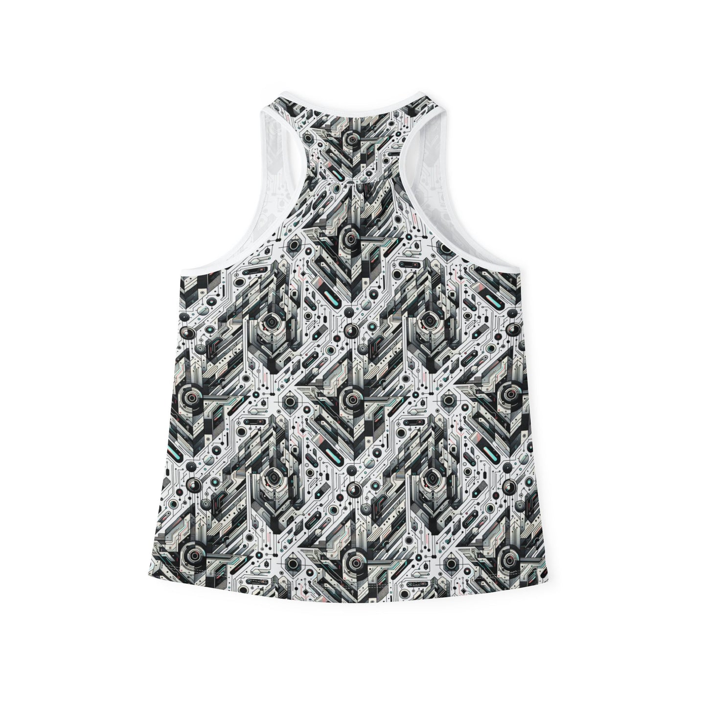 Tech-Infused Streetwear Tech-Forward Minimalism Women's Tank Top - 8404 Design-51