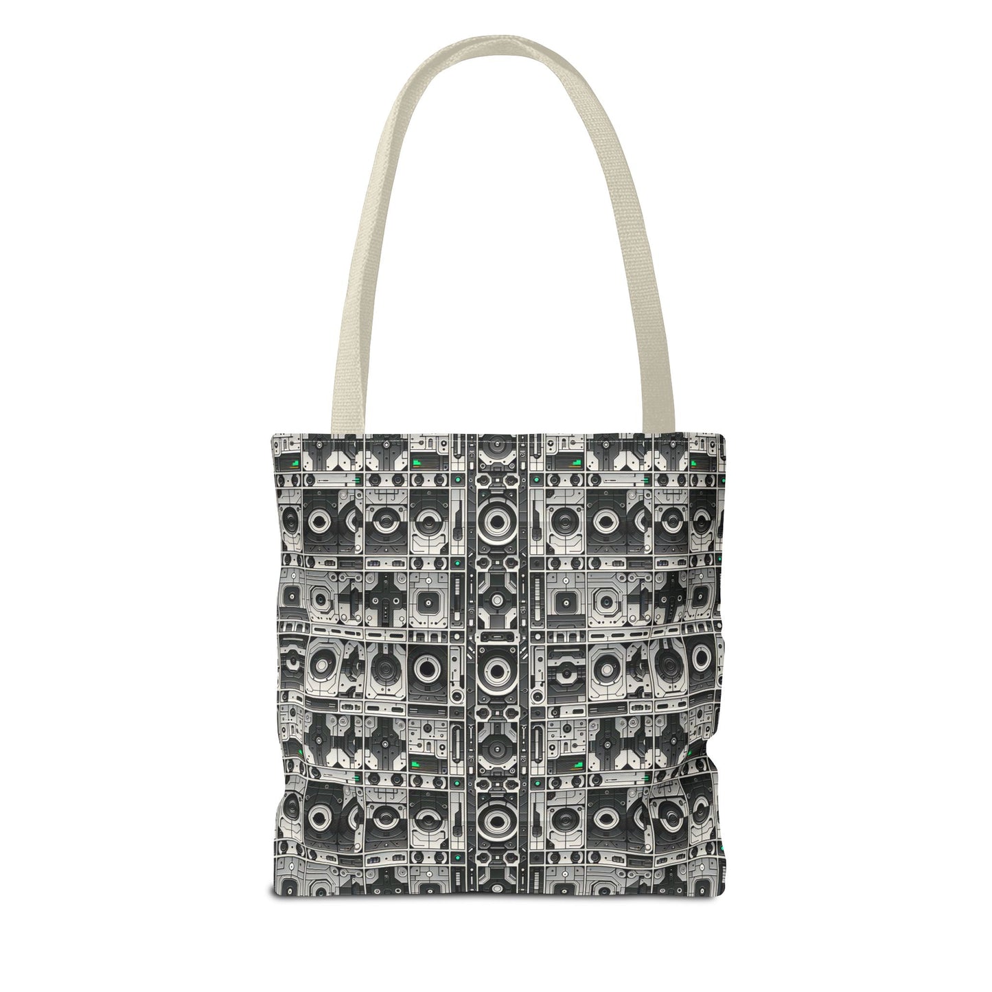 Tech Utility Aesthetics Tech-Forward Minimalism Tote Bag - 8404 Design-60