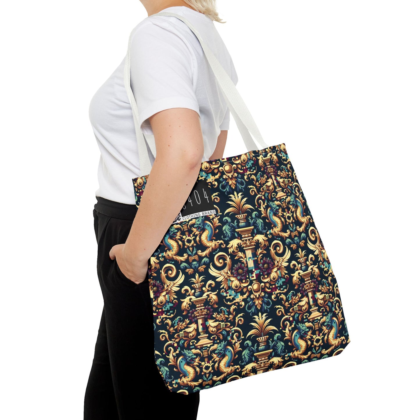 Digital Renaissance Modern Baroque Fusion Tote Bag - 8404 Design-57