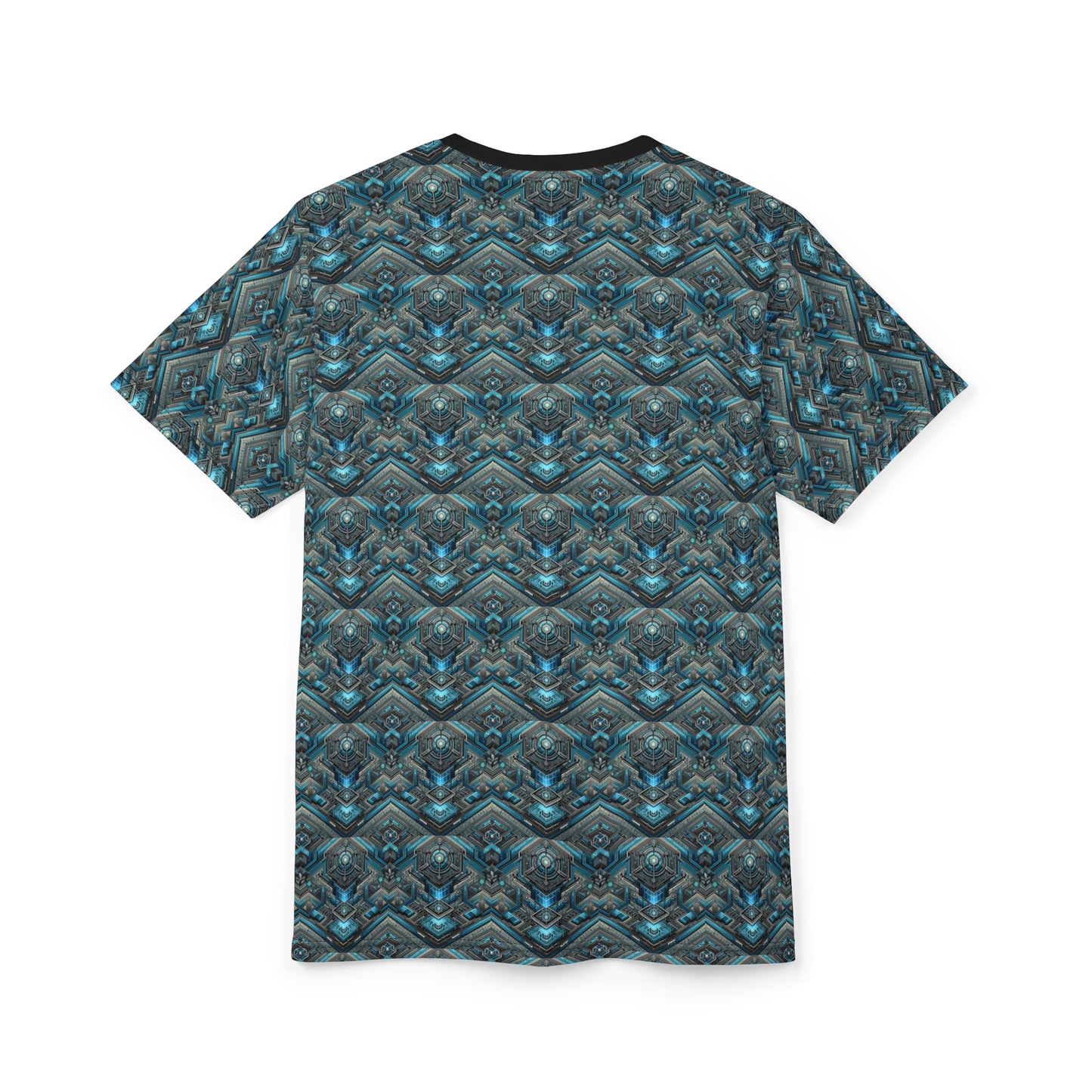 Tech-Infused Futurism Sleek Tech Edge Unisex Cut & Sew Tee - 8404 Design-49