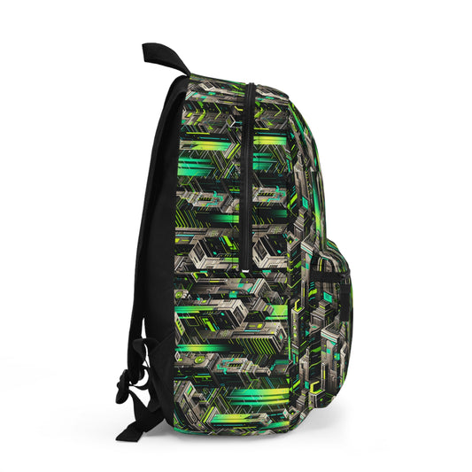Digital Rebellion Tech-Forward Streetwear Backpack - 8404 Design-63