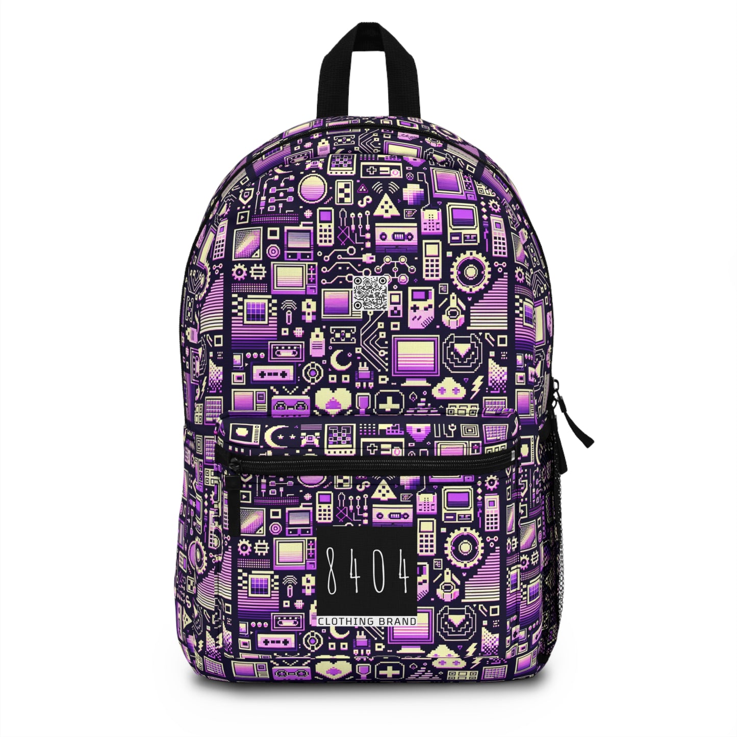 Digital Nostalgia Remix Modern Vintage Fusion Backpack - 8404 Design-54