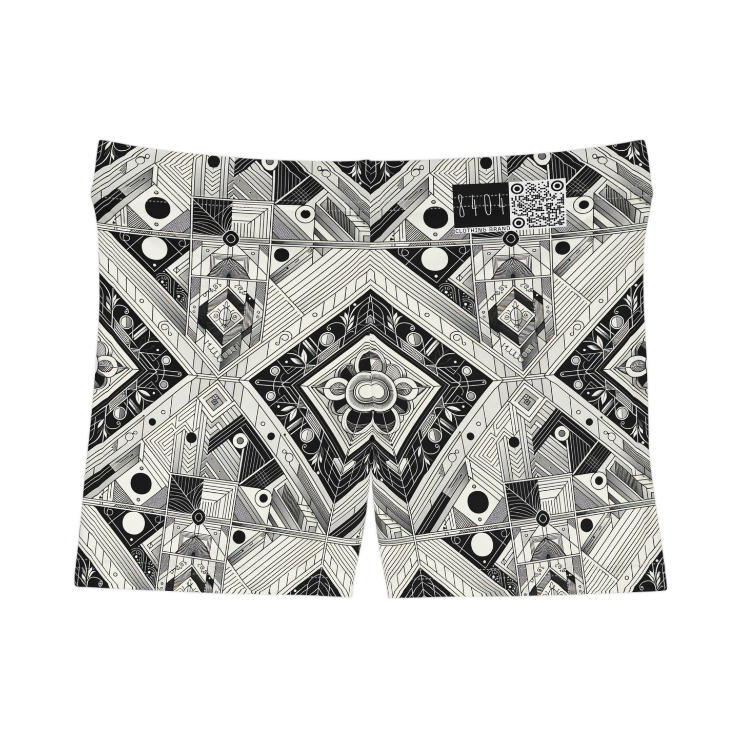 Tech Minimalism Minimalist Tech Women's Shorts - 8404 Design-54