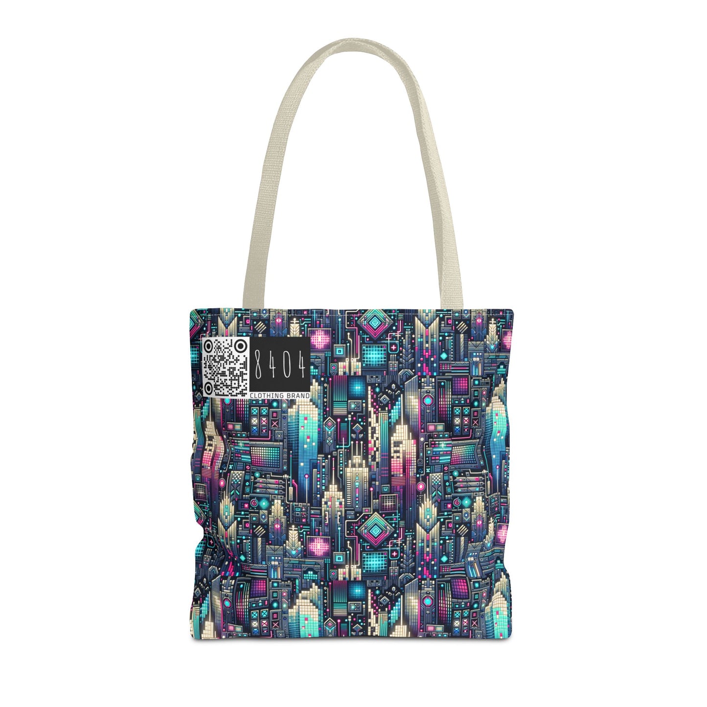Digital Renaissance Tech-Forward Maximalism Tote Bag - 8404 Design-56