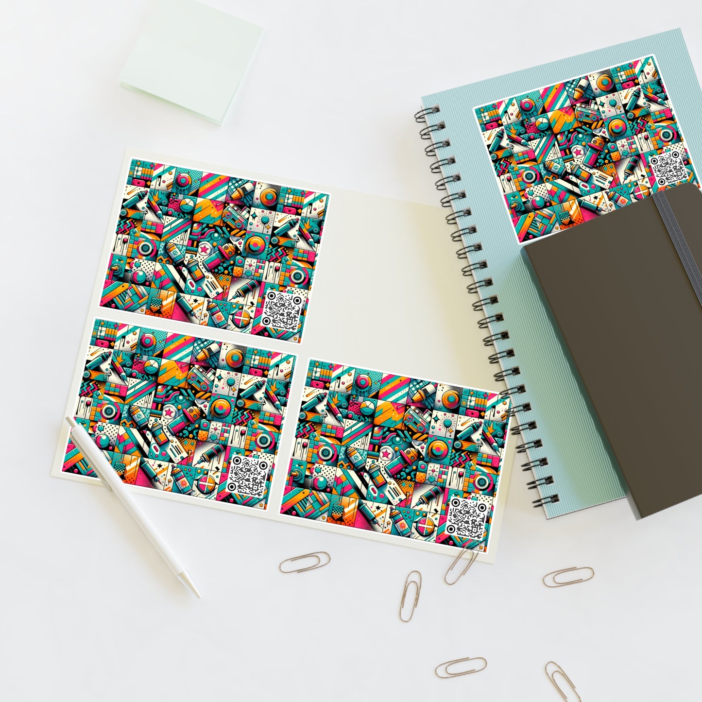 Graffiti Fusion Modern Street Art Fusion Sticker Sheets - 8404 Design-58