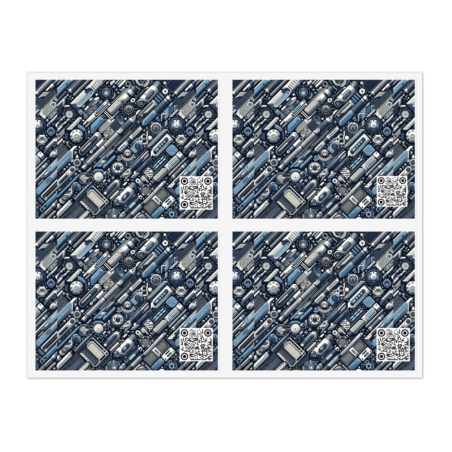 Tech Utility Fusion Tech-Forward Utility With a Futuristic Edge Sticker Sheets - 8404 Design-50