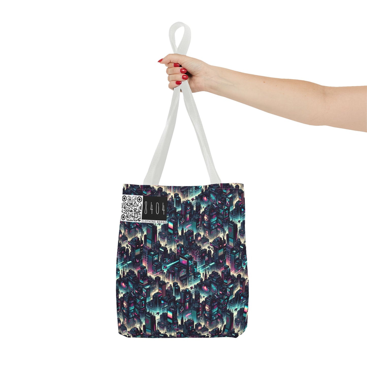 Digital Rebellion Tech-Inspired Streetwear Tote Bag - 8404 Design-51