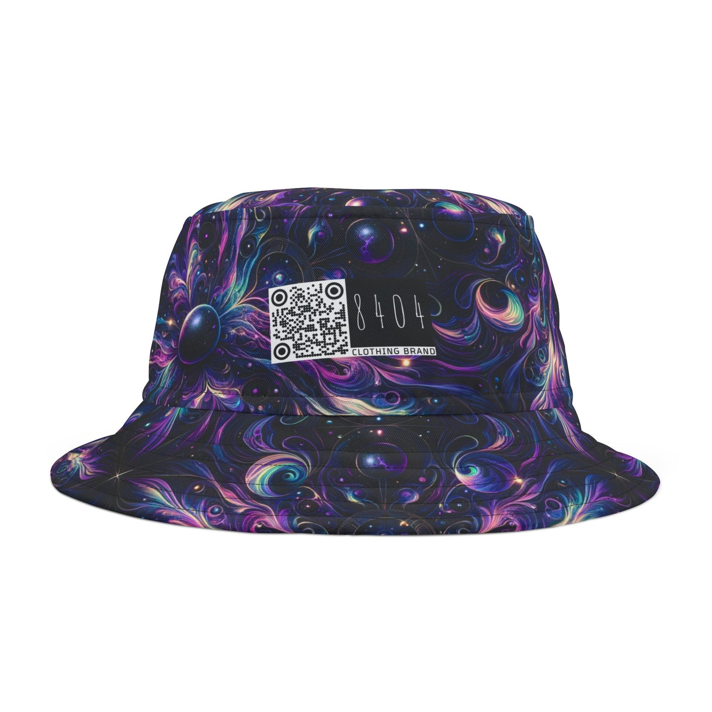 Galactic Hues Tech-Forward Cosmic Fusion Bucket Hat - 8404 Design-41
