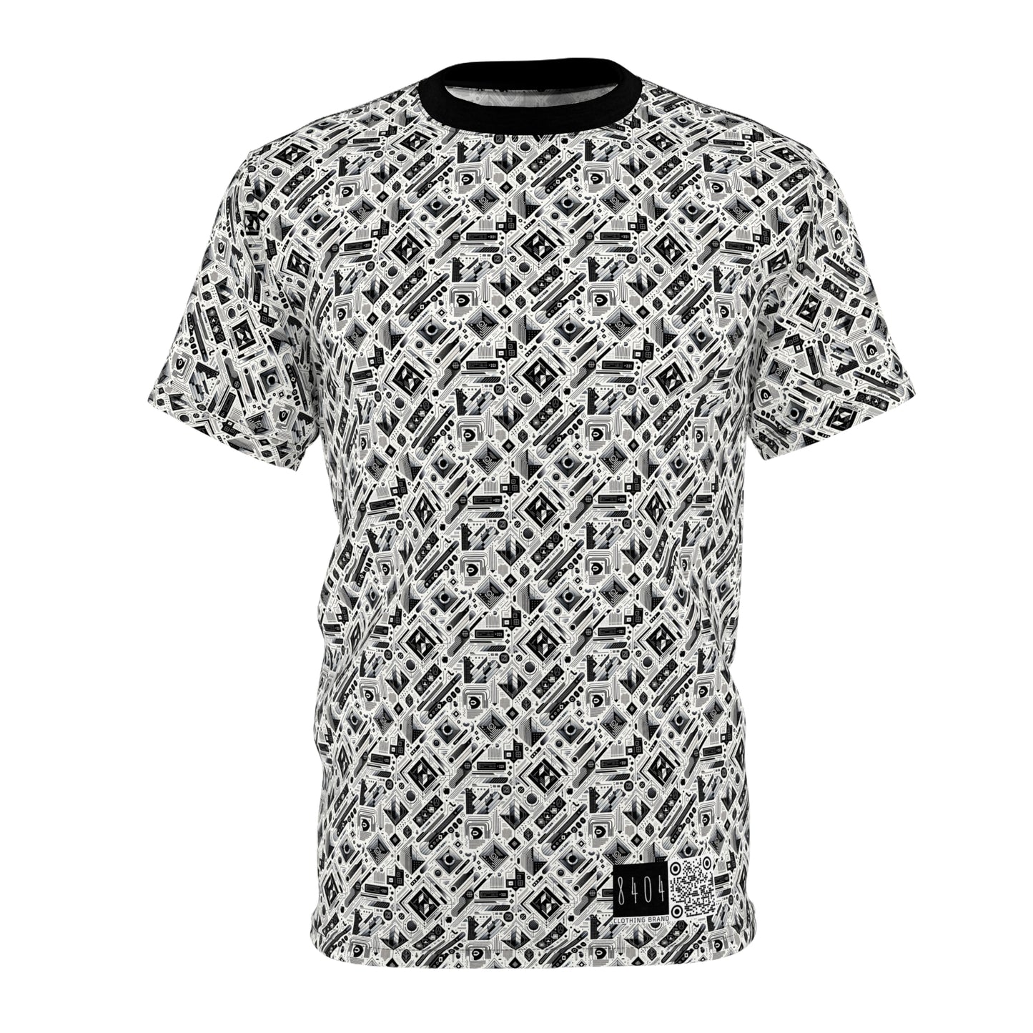 Tech Minimalism Minimalist Tech Unisex Cut & Sew Tee - 8404 Design-72