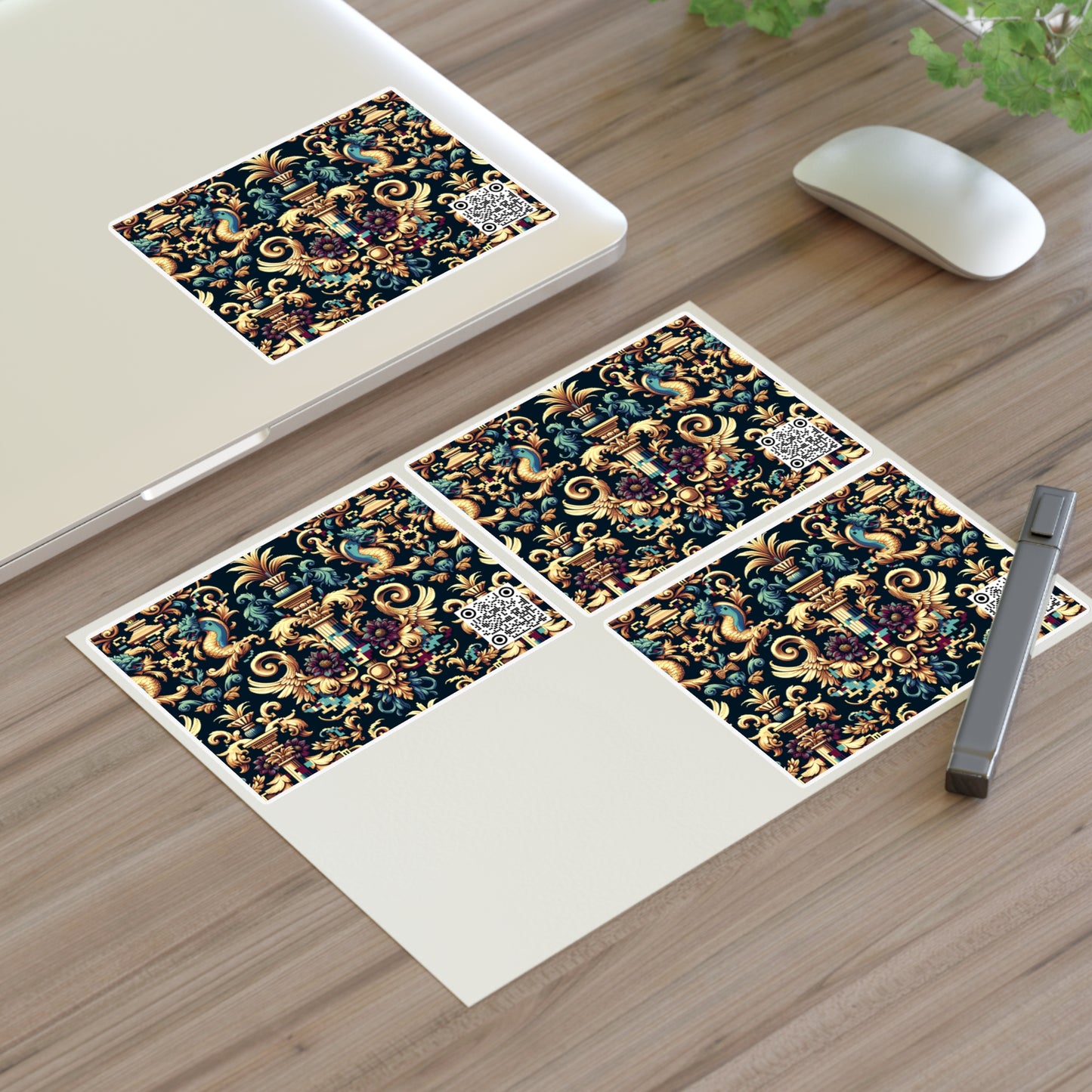 Digital Renaissance Modern Baroque Fusion Sticker Sheets - 8404 Design-57