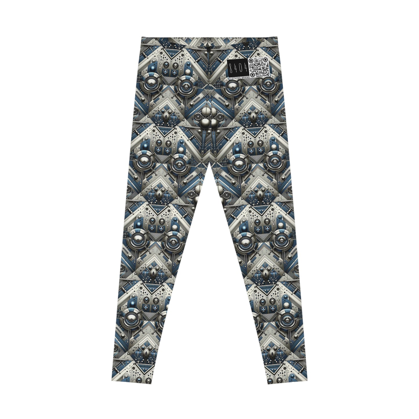 Tech Utility Fusion Tech-Forward Utility With a Futuristic Edge Stretch Leggings - 8404 Design-63