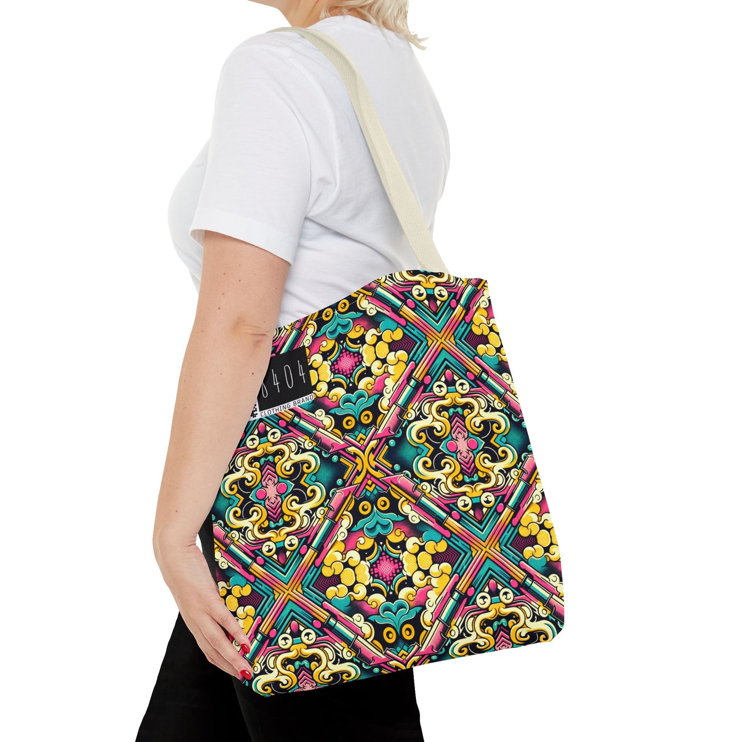 Neon Pop Art Revival Pop Culture Retro Tote Bag - 8404 Design-59