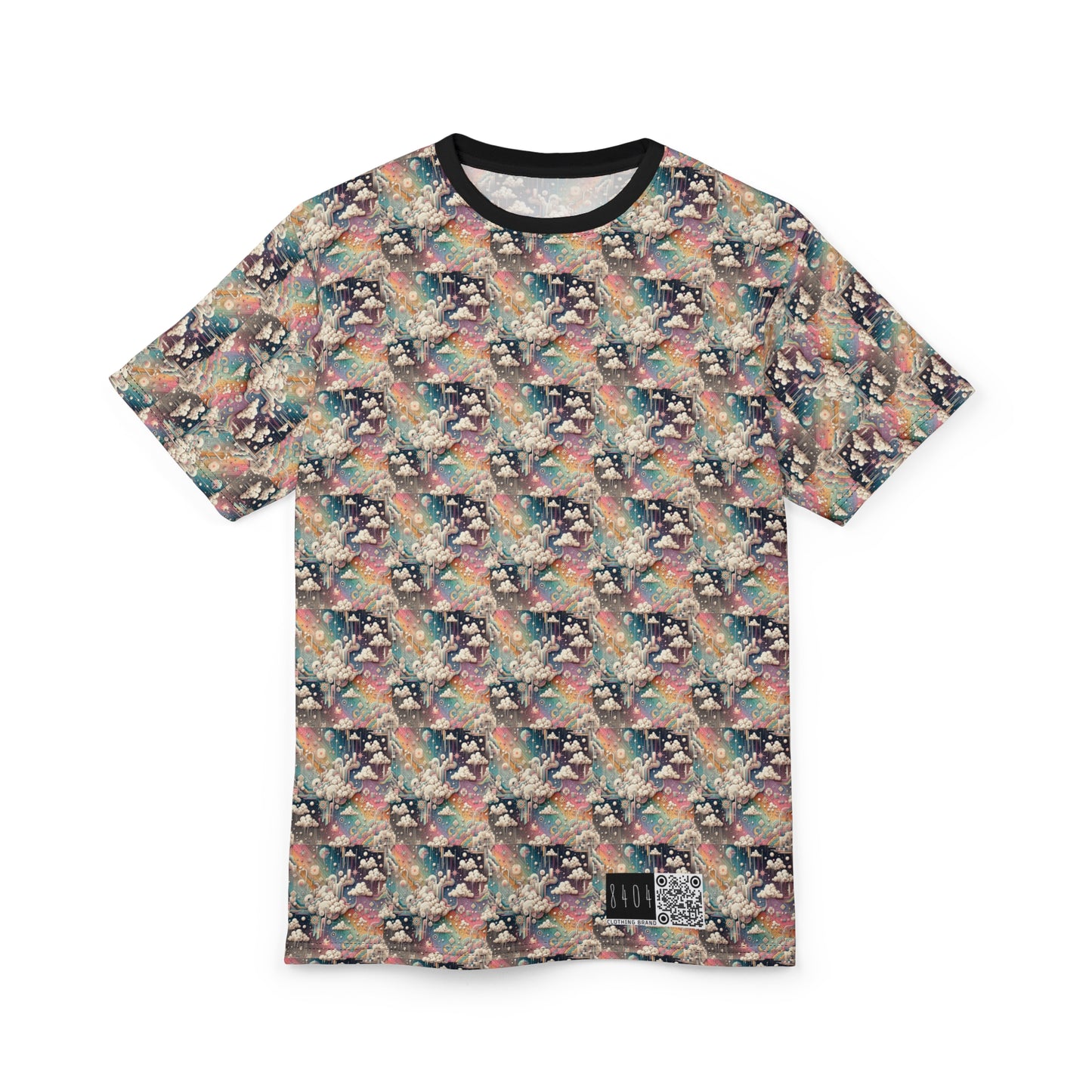 Digital Dreamland Whimsical and Nostalgic Streetwear With a Digital Twist Unisex Cut & Sew Tee - 8404 Design-52
