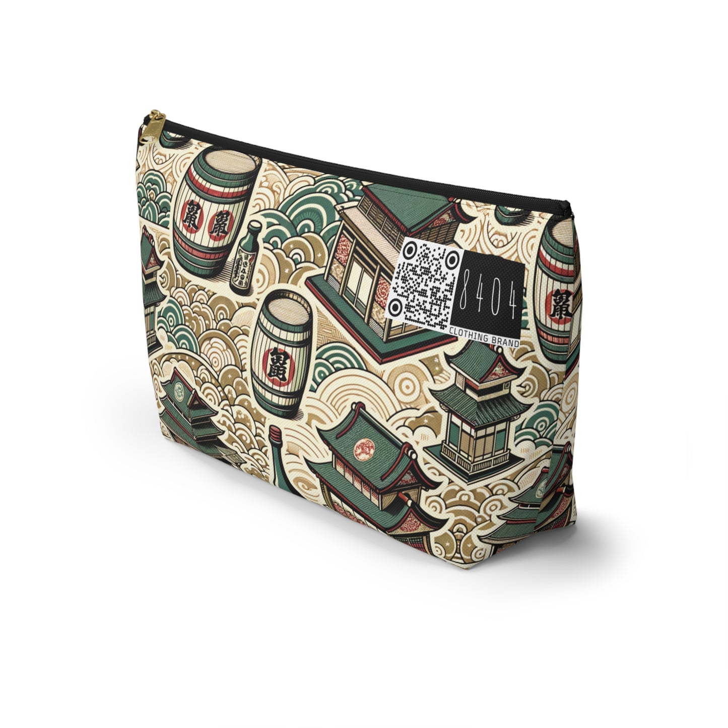 Cultural Artisanal Fusion Contemporary Cultural Elegance Accessory Pouch W T-Bottom - 8404 Design-68