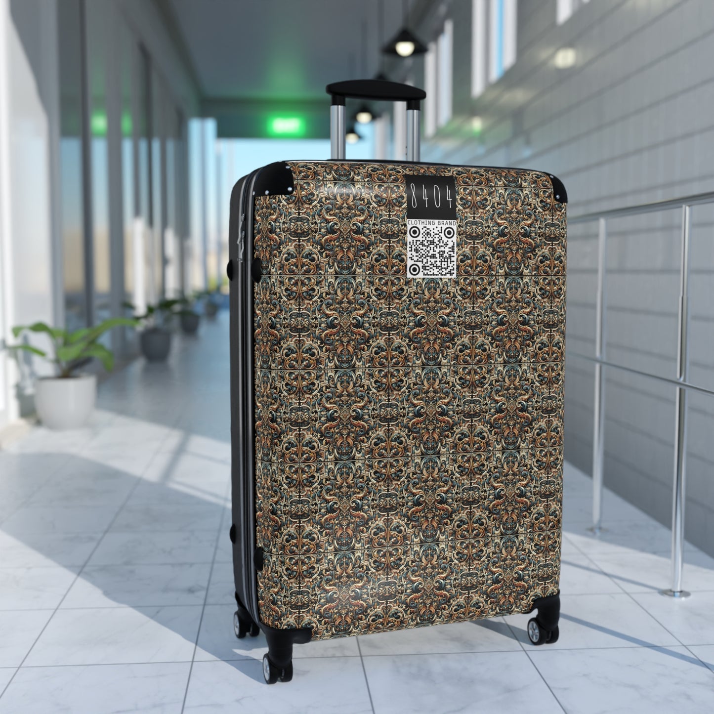 Urban Renaissance Historical Fusion With Street Edge Suitcase - 8404 Design-59