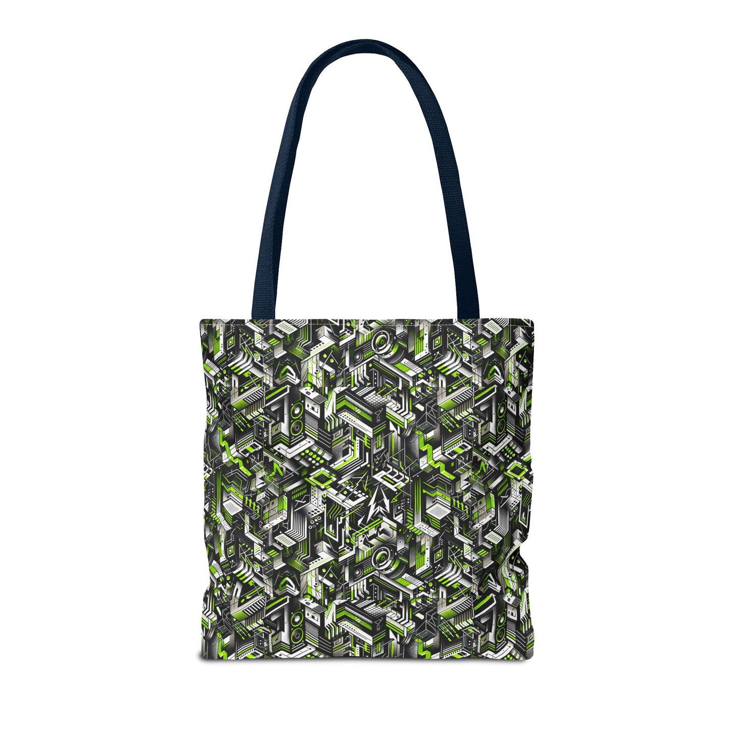 Graffiti Tech Fusion Bold Streetwear Fusion Tote Bag - 8404 Design-53