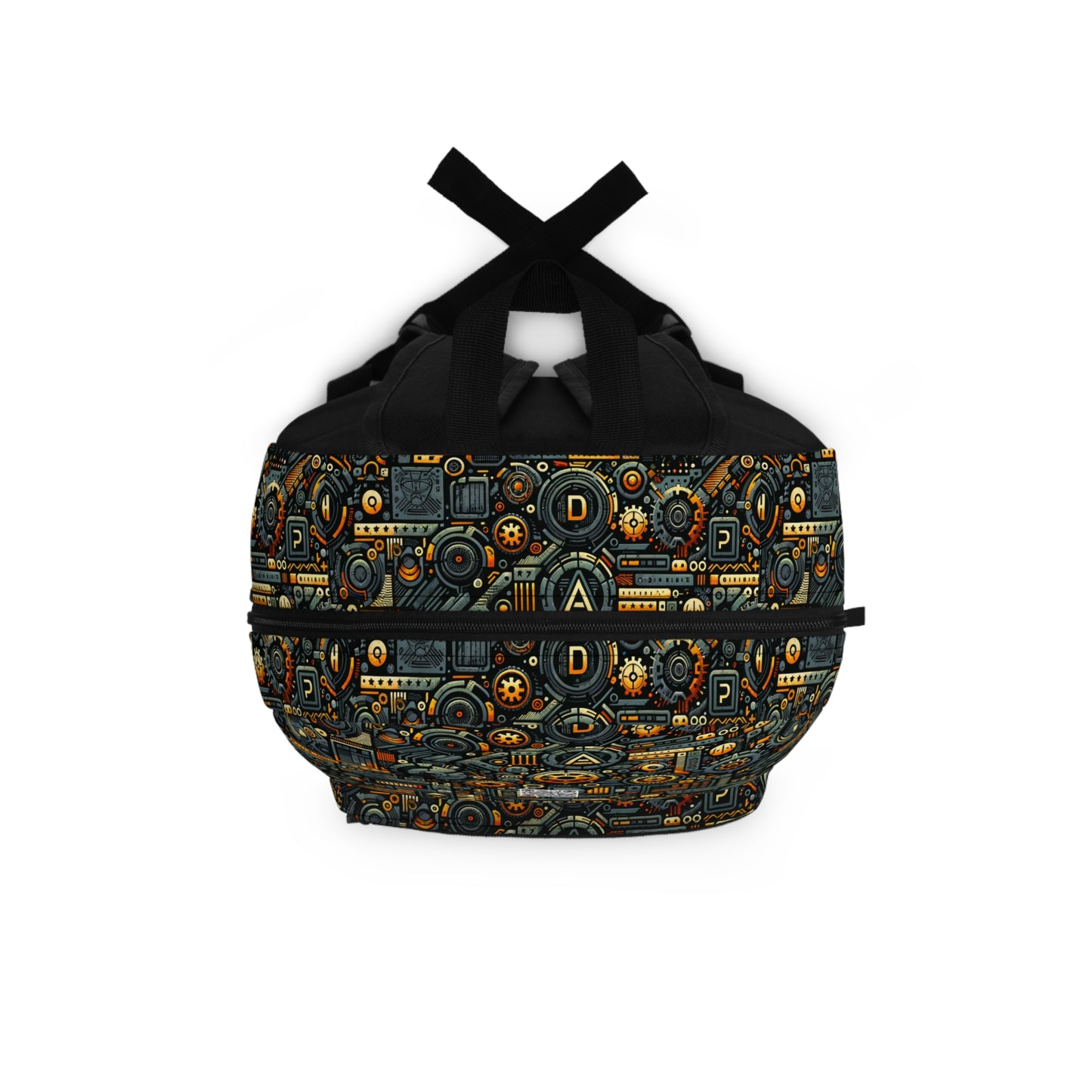 Digital Punk Futuristic Grunge Backpack - 8404 Design-49