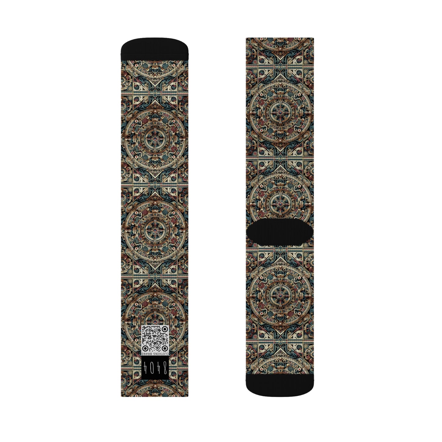 Urban Renaissance Historical Fusion With Street Edge Sublimation Socks - 8404 Design-57