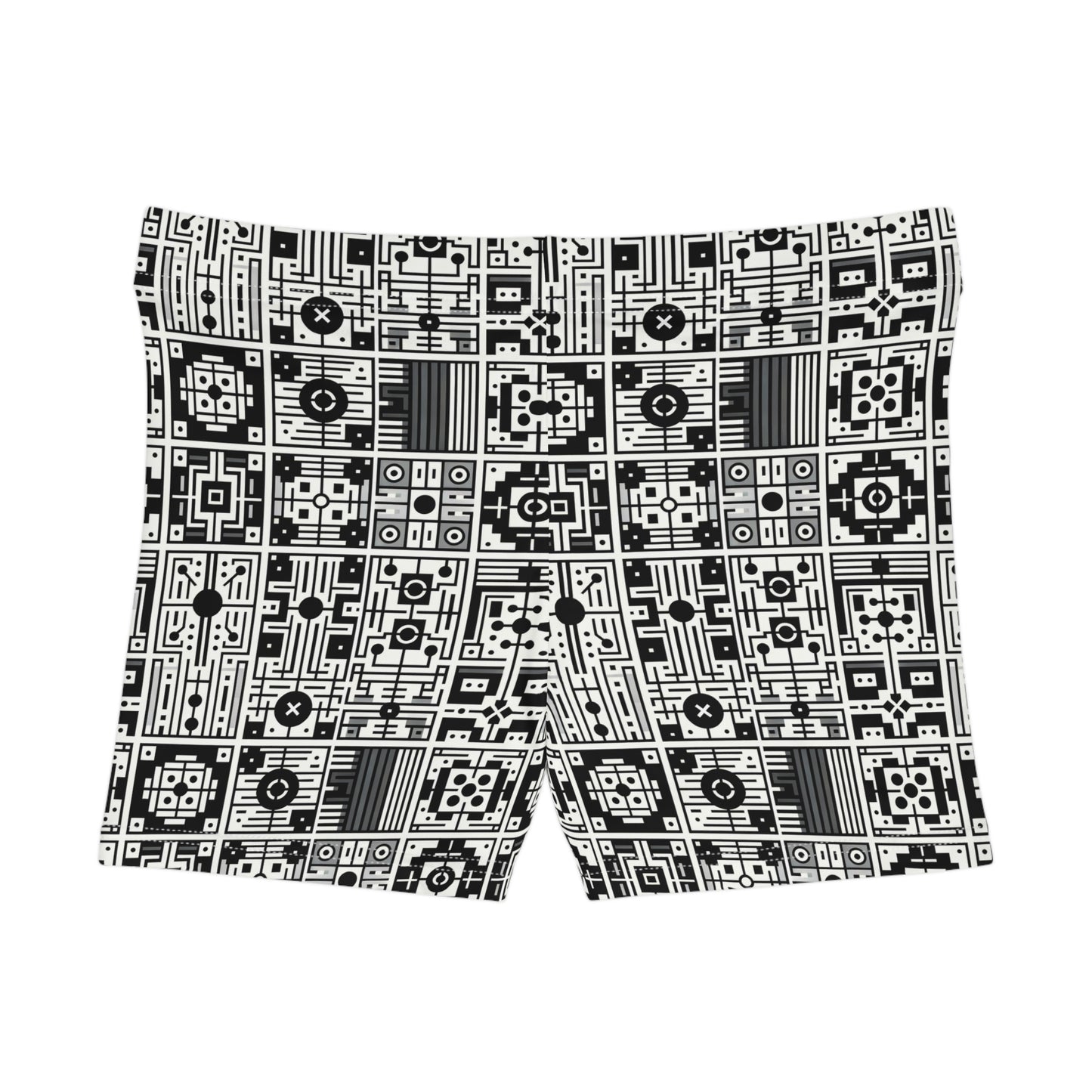 Digital Minimalism Minimalist Tech Women's Shorts - 8404 Design-55