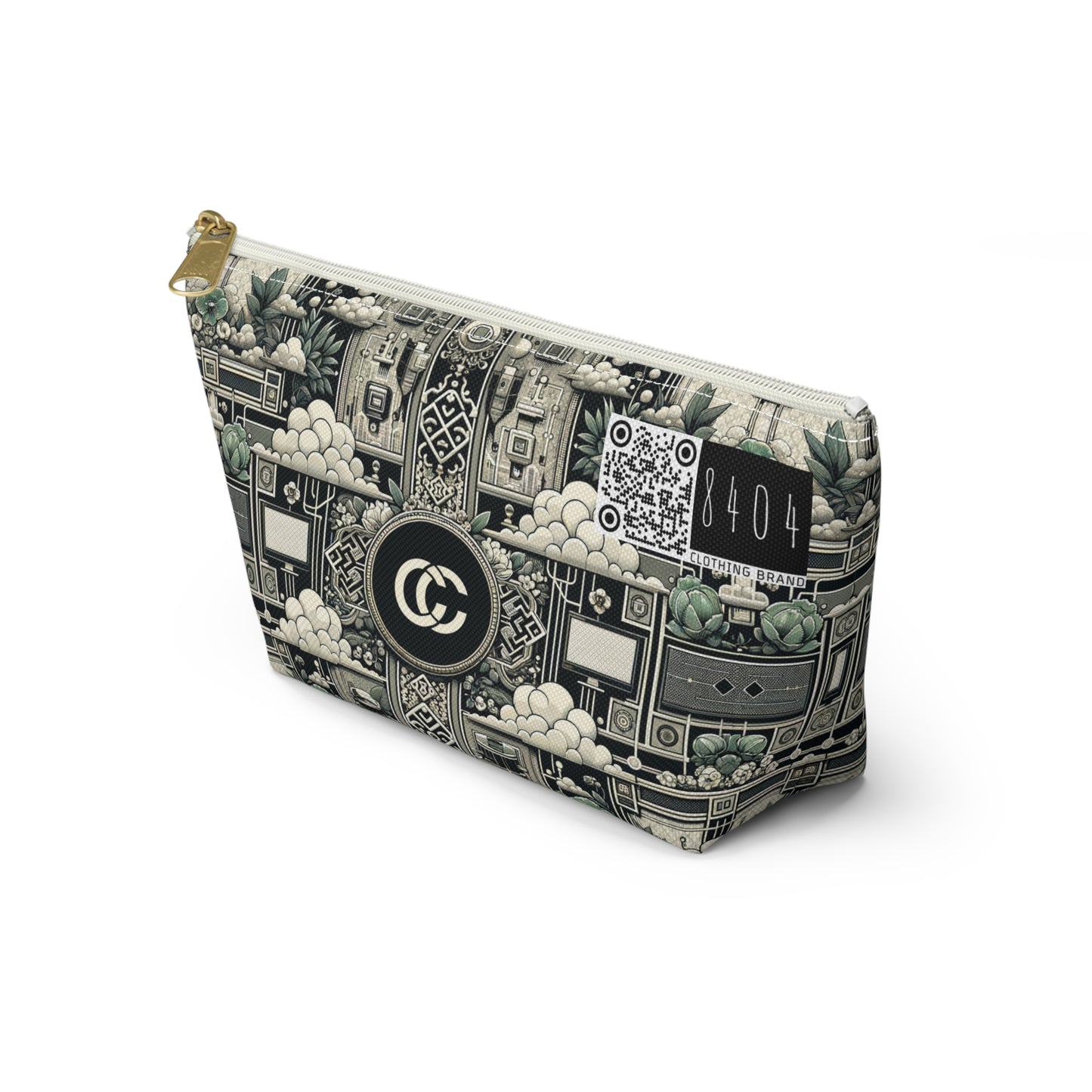 Cyber Garden Party Tech Garden Extravaganza Accessory Pouch W T-Bottom - 8404 Design-54