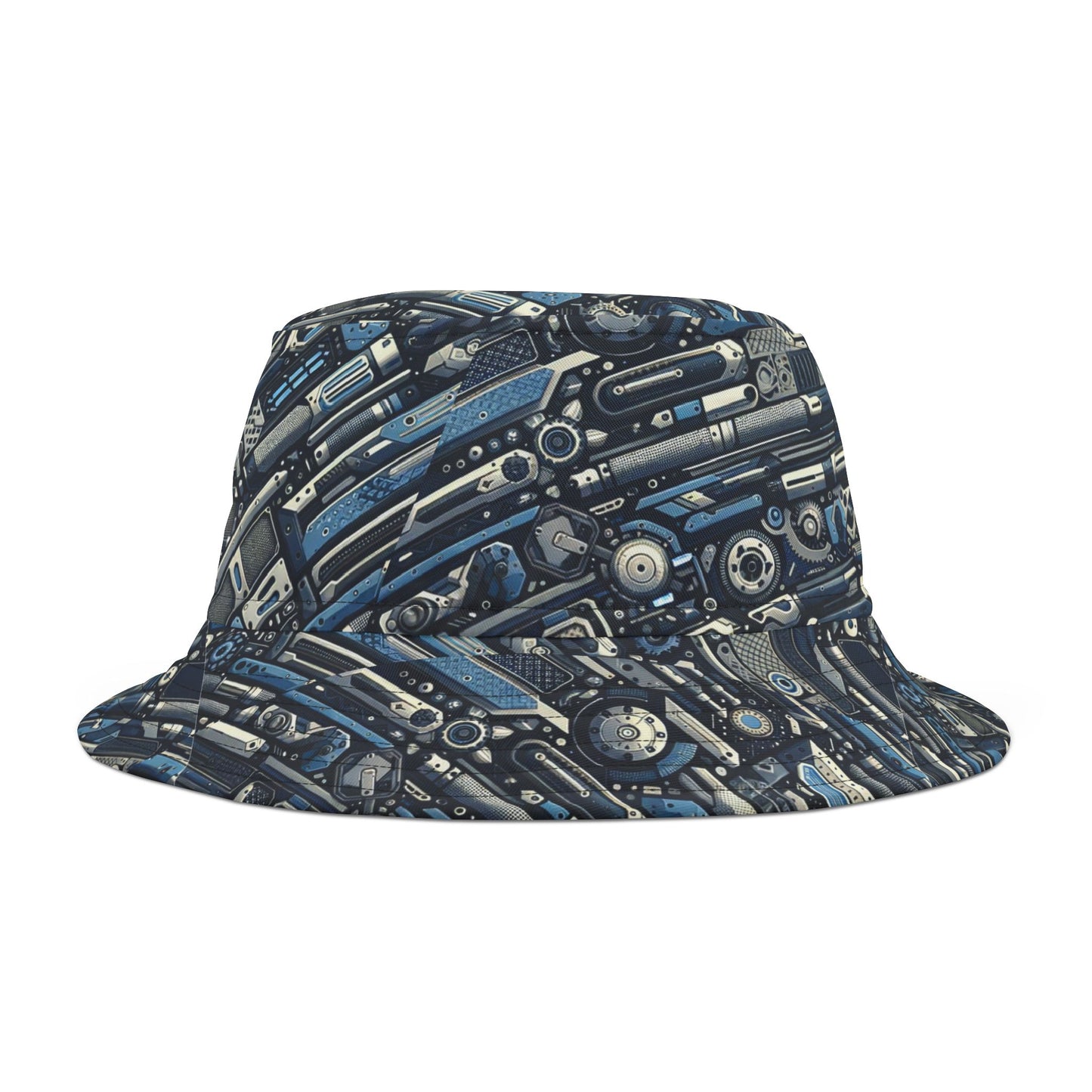 Tech Utility Fusion Tech-Forward Utility With a Futuristic Edge Bucket Hat - 8404 Design-50