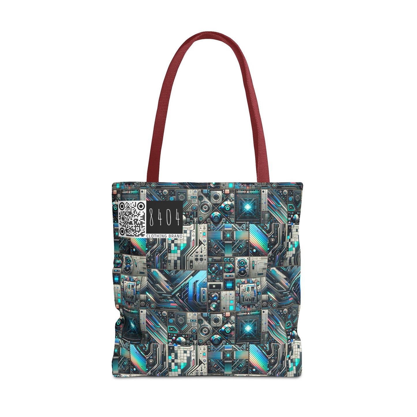 Tech-Infused Futurism Sleek Tech Edge Tote Bag - 8404 Design-48