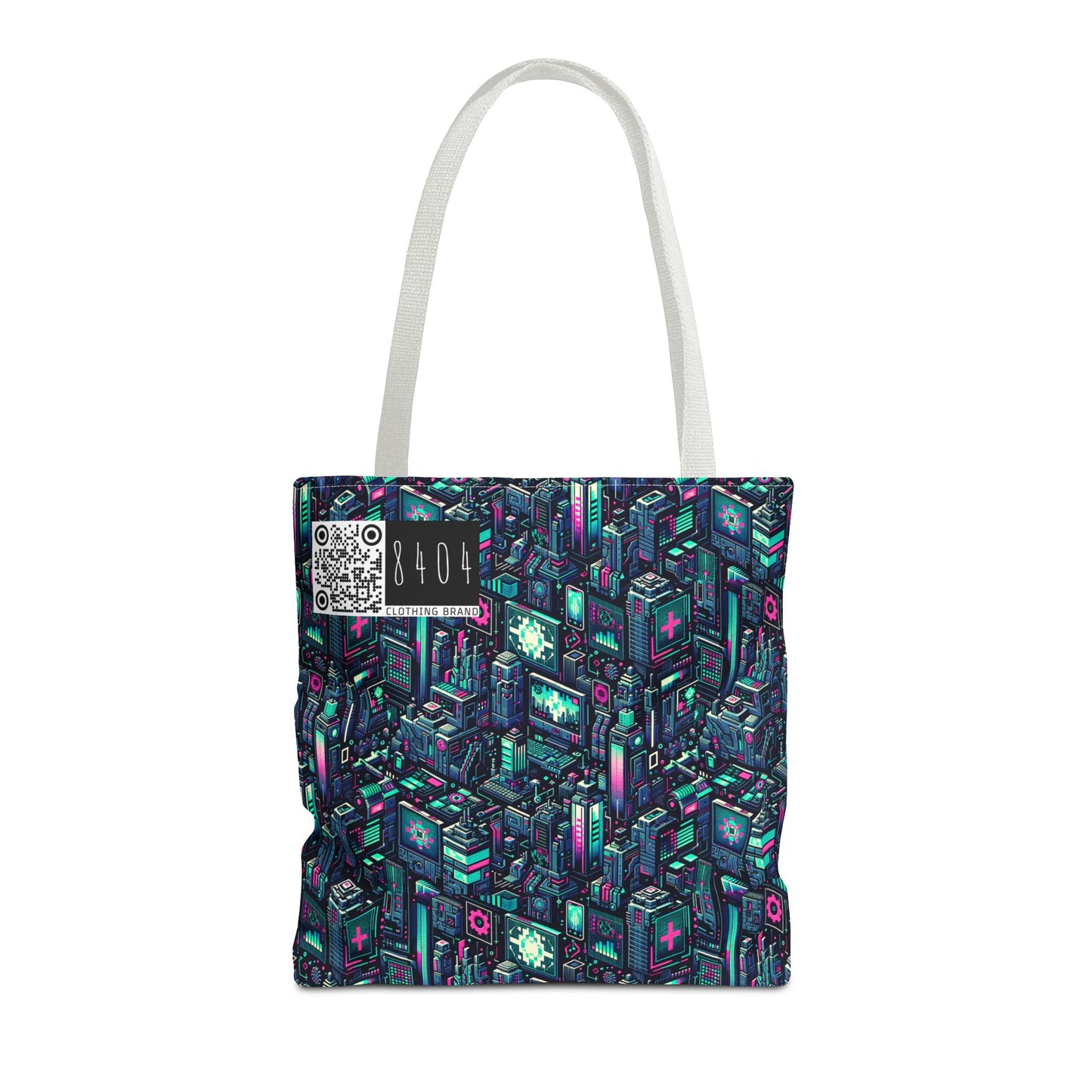 Digital Rebellion Tech-Inspired Streetwear Tote Bag - 8404 Design-58