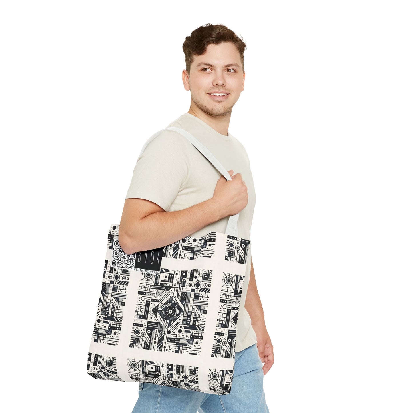 Digital Minimalism Minimalist Tech Tote Bag - 8404 Design-47