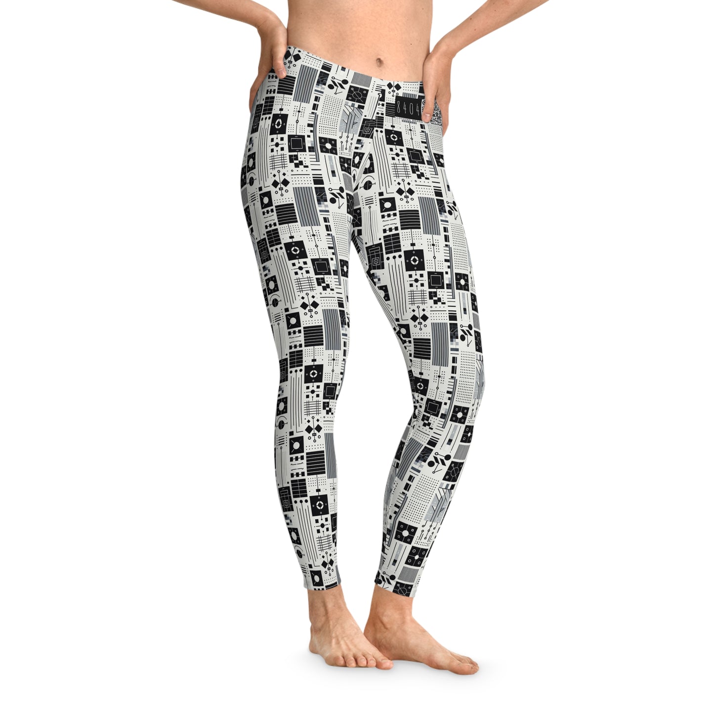 Digital Minimalism Minimalist Tech Stretch Leggings - 8404 Design-54