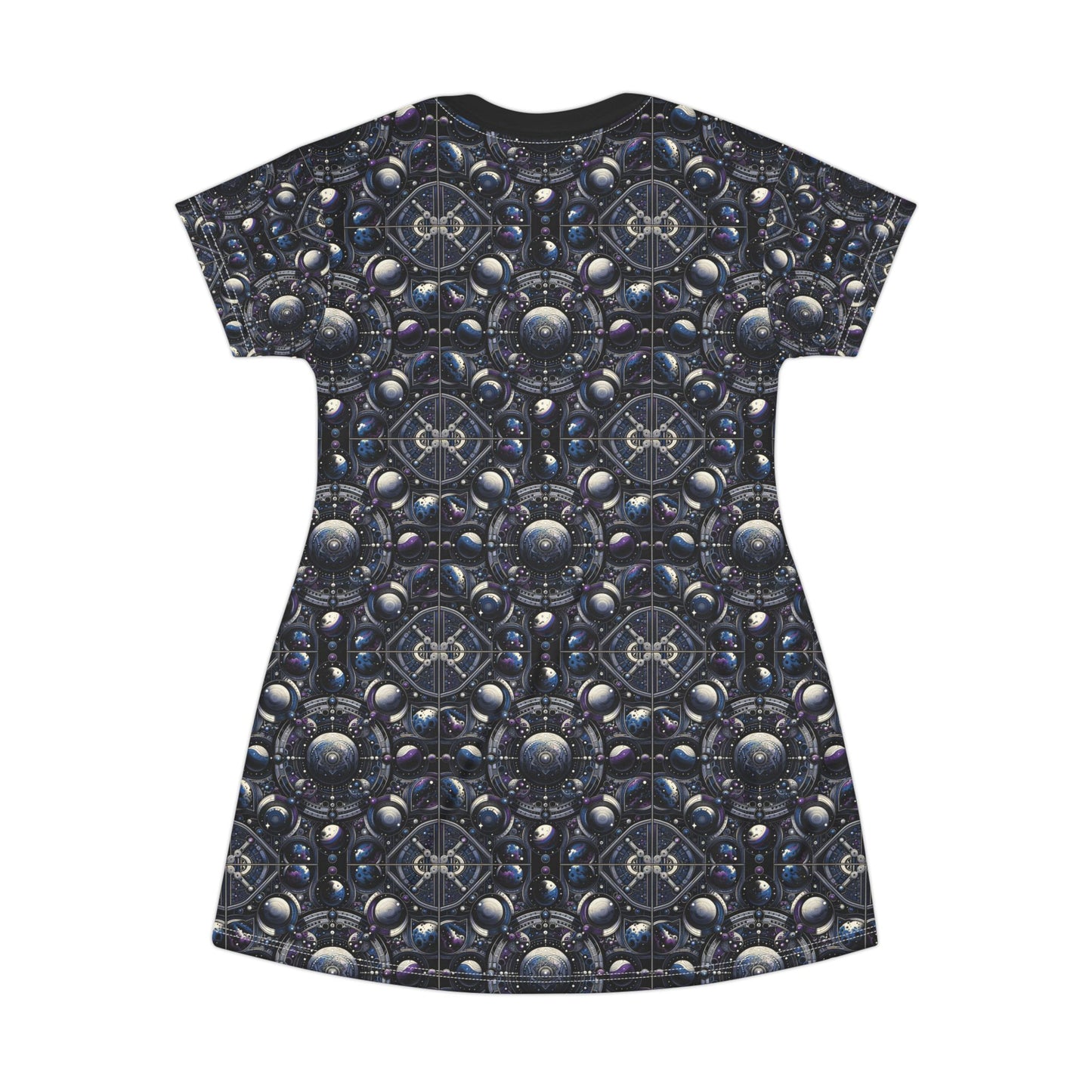 Tech Astronaut Tech-Forward Streetwear Meets Space Exploration T-Shirt Dress - 8404 Design-46