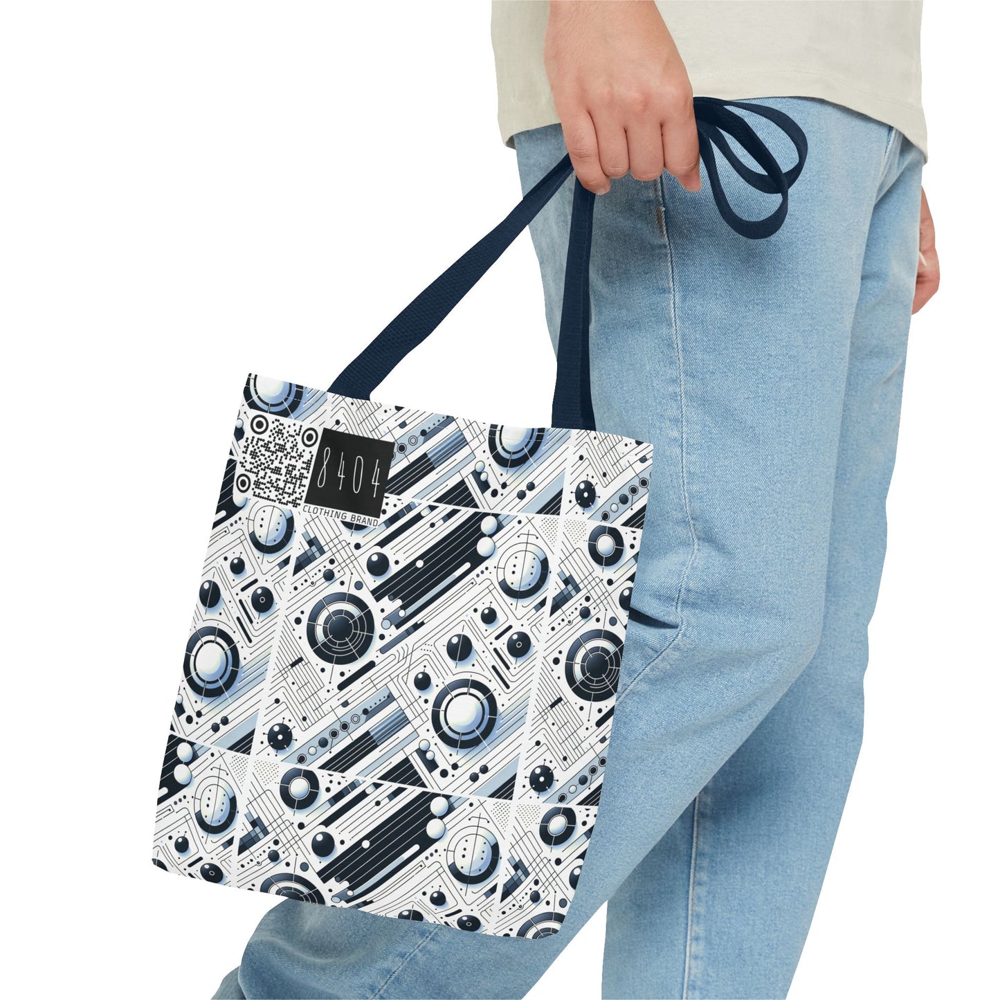 Tech Minimalism Minimalist Tech Tote Bag - 8404 Design-70