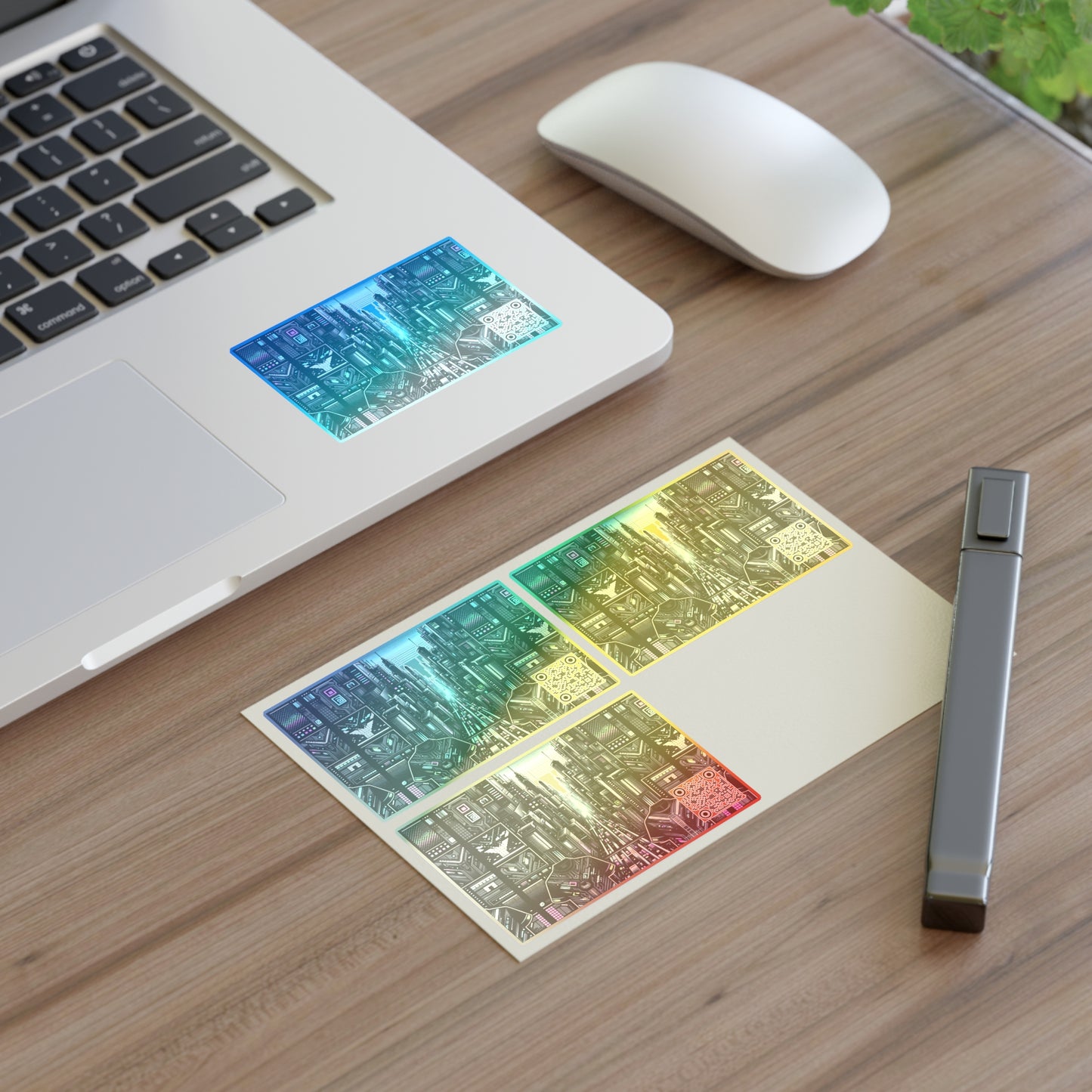 Tech Noir Aesthetics Sleek Tech Streetwear Sticker Sheets - 8404 Design-43