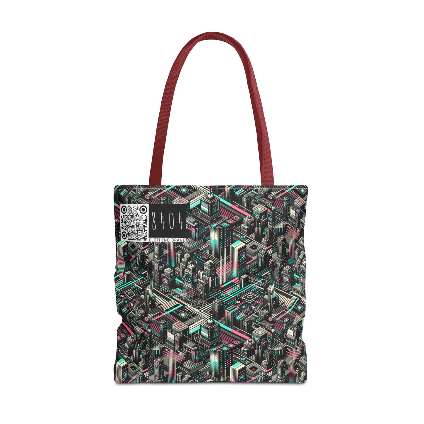 Digital Dreamland Tech-Inspired Streetwear Tote Bag - 8404 Design-51